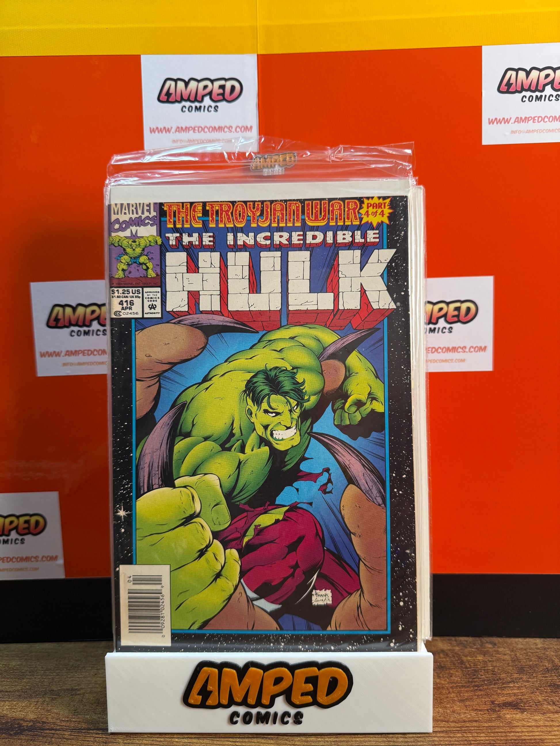 The Incredible Hulk 416 Marvel Comics 1994 The Troyjan War Part 4 NEWSSTAND