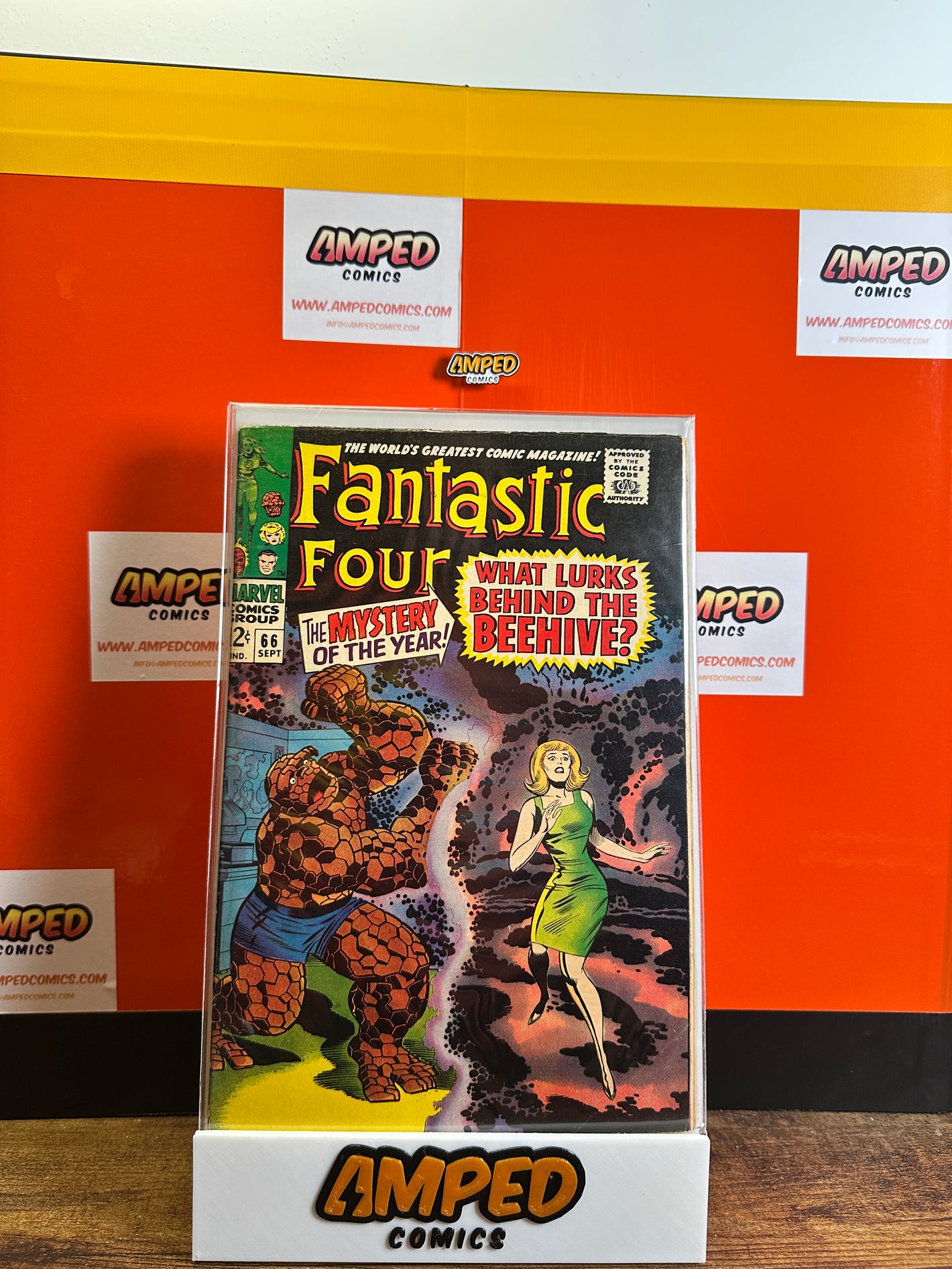Fantastic Four 66 Marvel Comics Sept 1967 - The Mystery of the Year