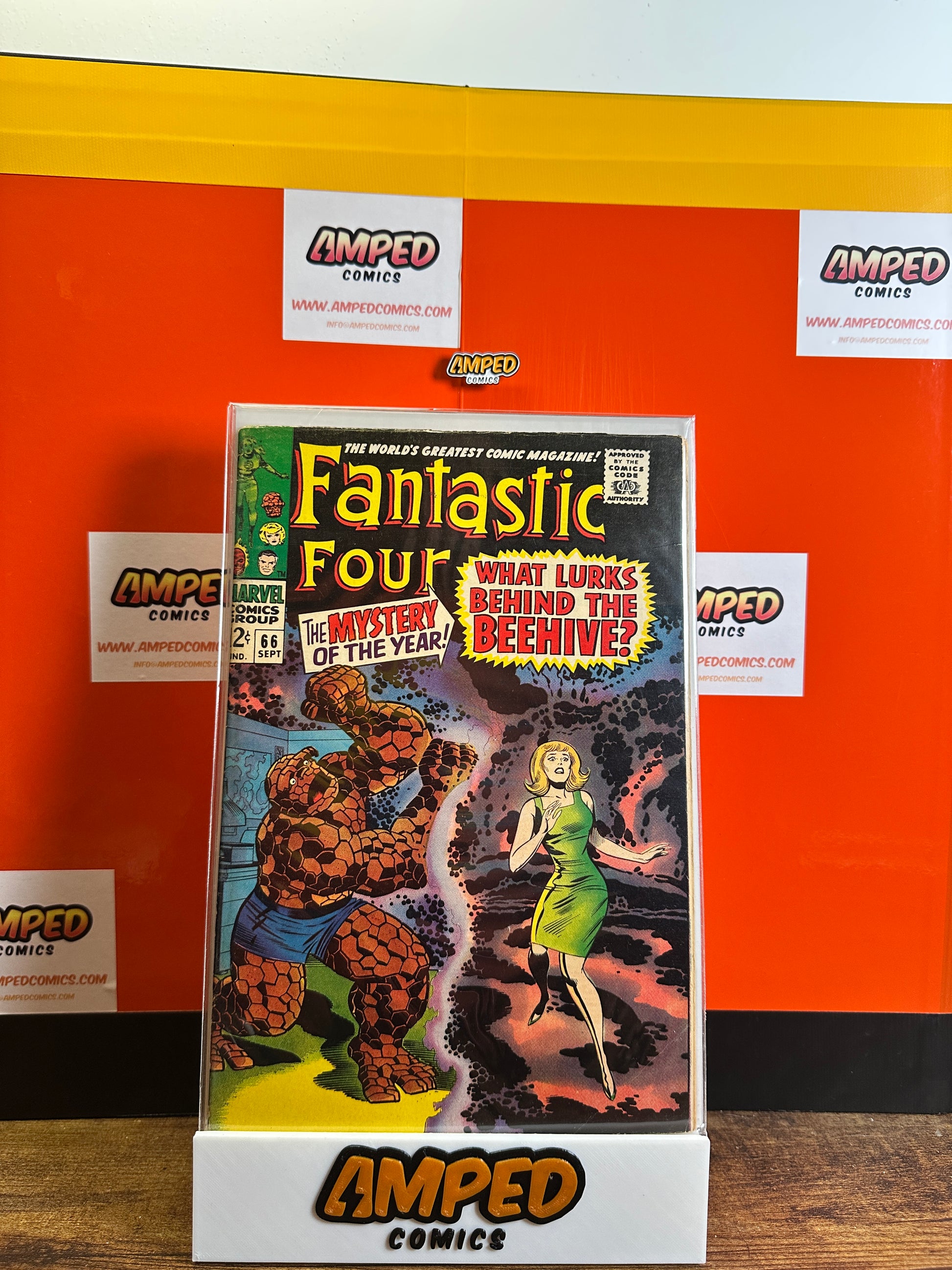 Fantastic Four 66 Marvel Comics Sept 1967 - The Mystery of the Year