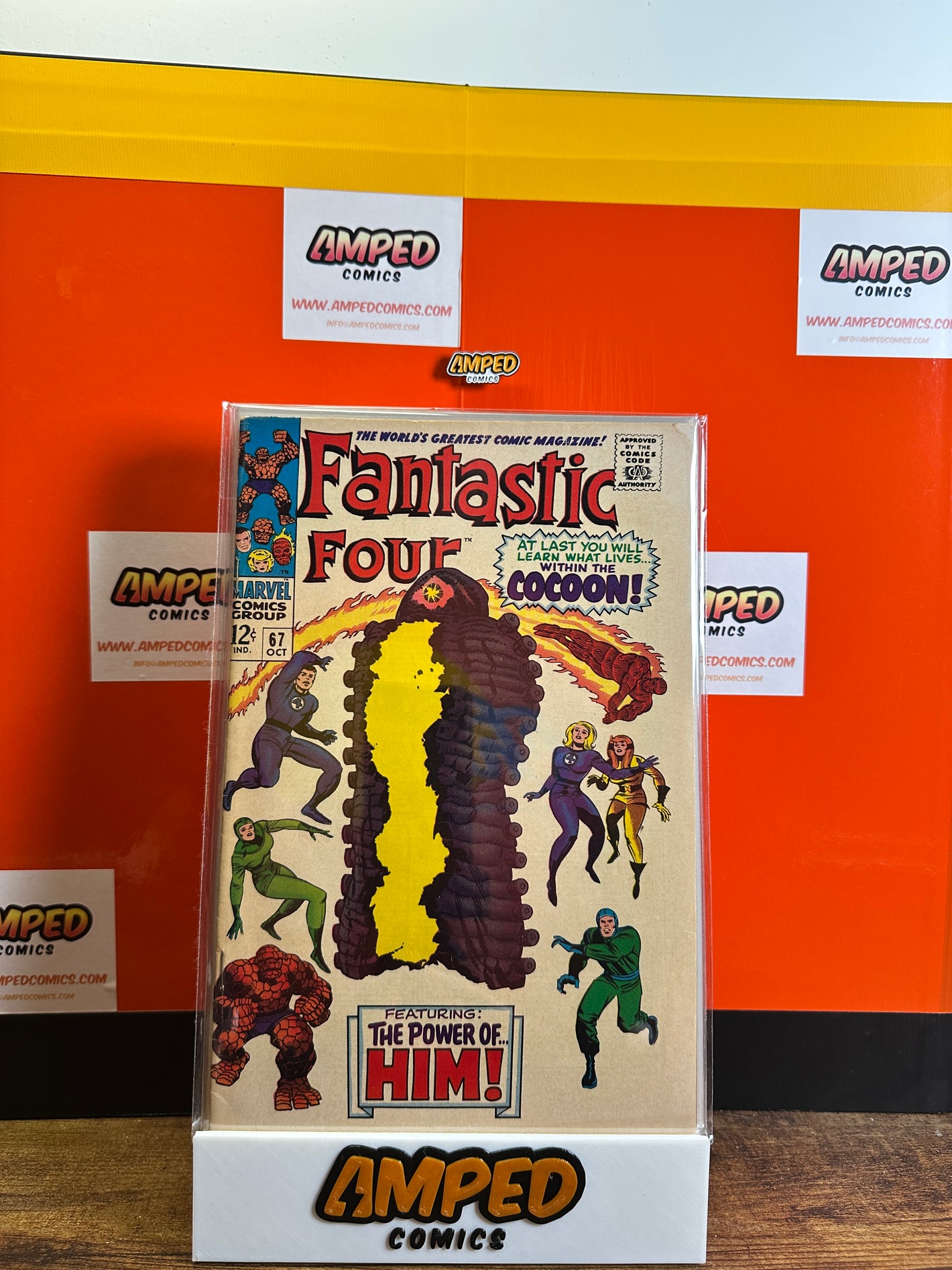 Fantastic Four 67 Marvel Comics Oct 1967 Featuring Him