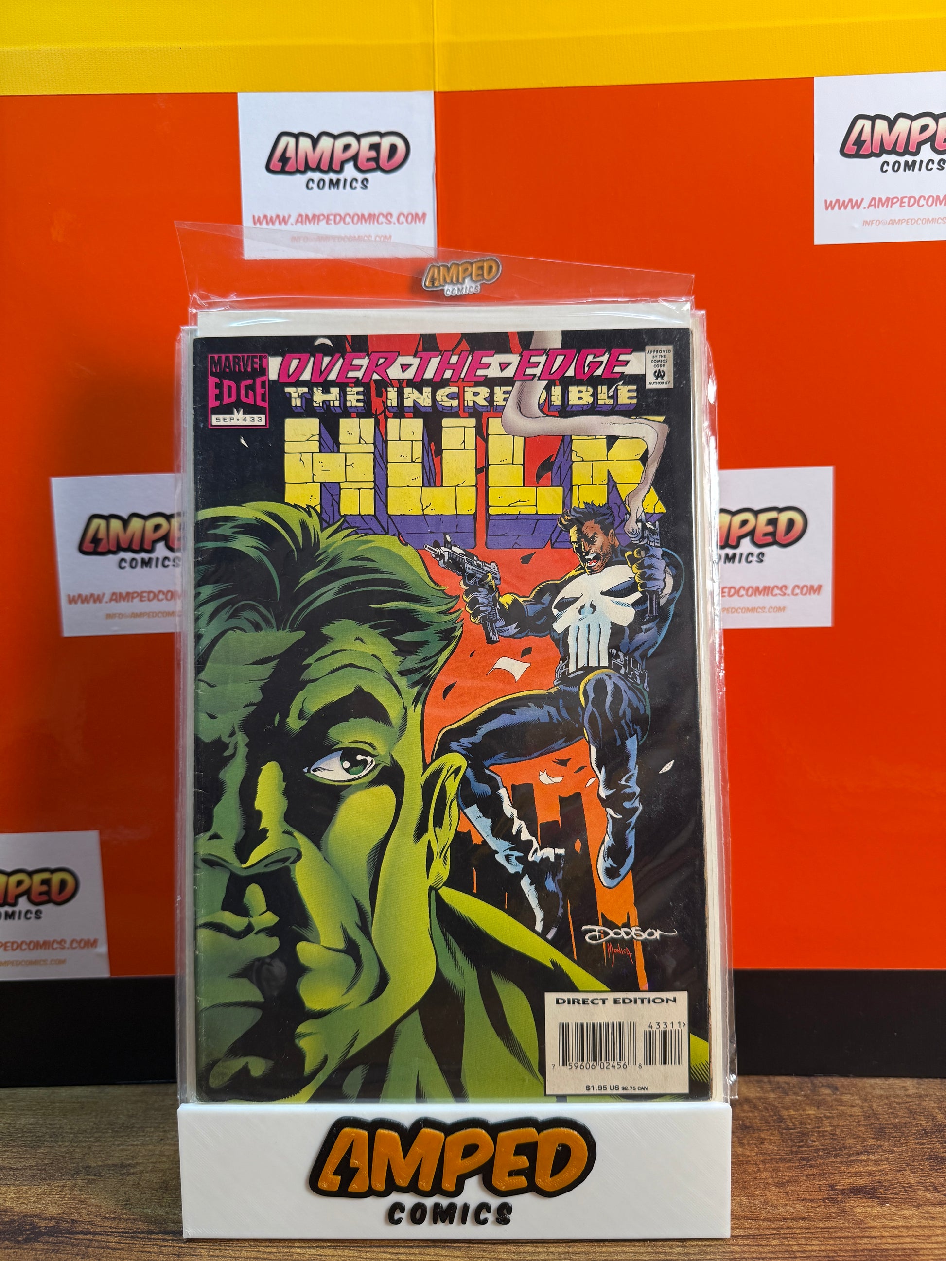 Over the Edge The Incredible Hulk 433 Marvel Comics 1995