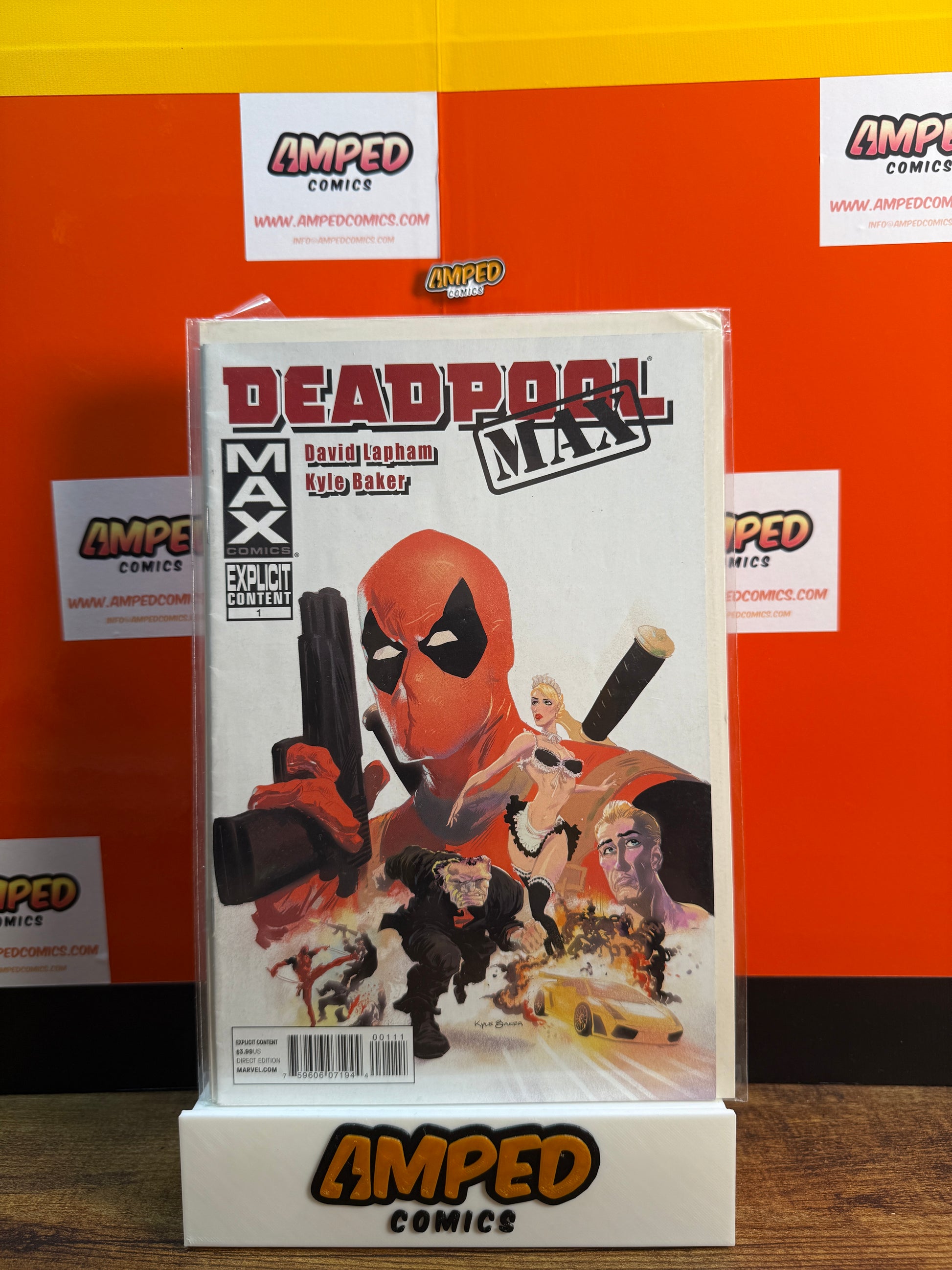 Deadpool MAX 1 Marvel Comics 2010 David Lapham Kyle Baker