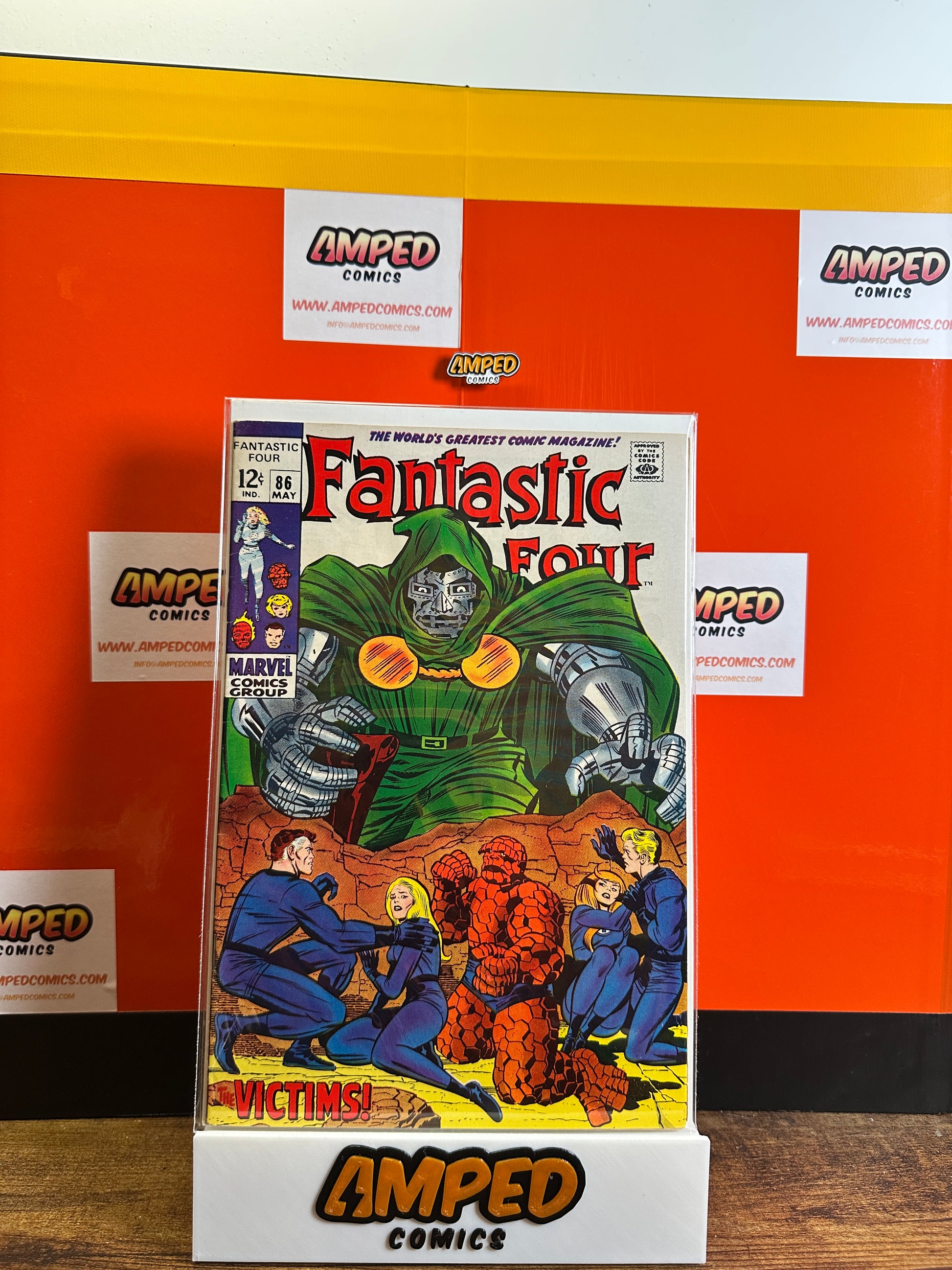 Fantastic Four 86 Marvel Comics May 1969 Doctor Doom Cover