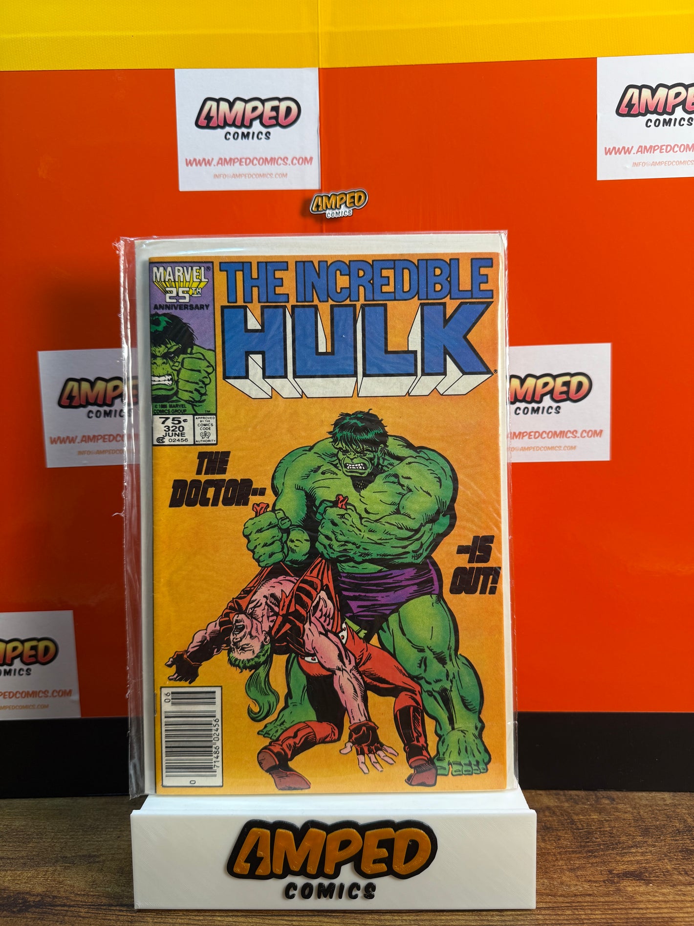 The Incredible Hulk 320 Marvel 1986 25th Anniversary Issue