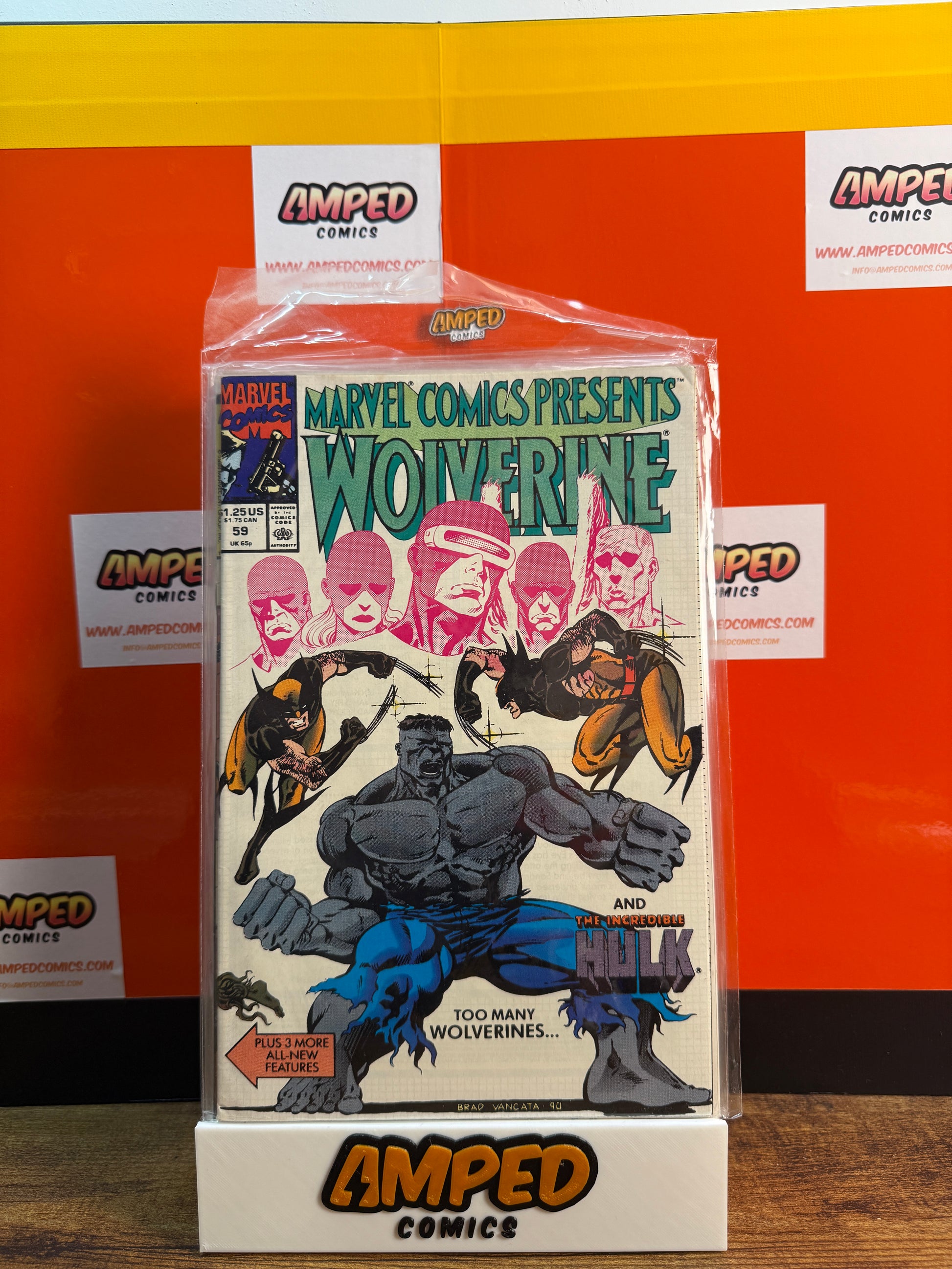 Marvel Comics Presents Wolverine 59 (1990) Hulk Appearance