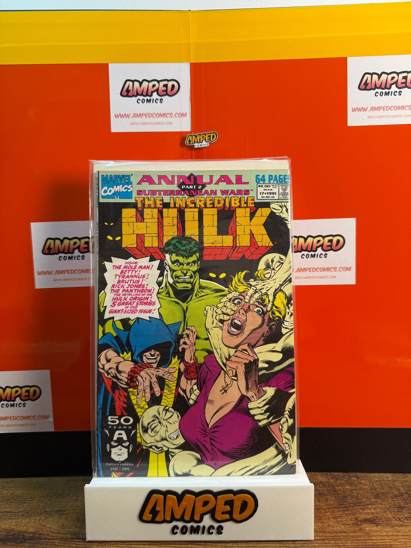 The Incredible Hulk Annual 17 Marvel Comics 1991 Subterranean Wars