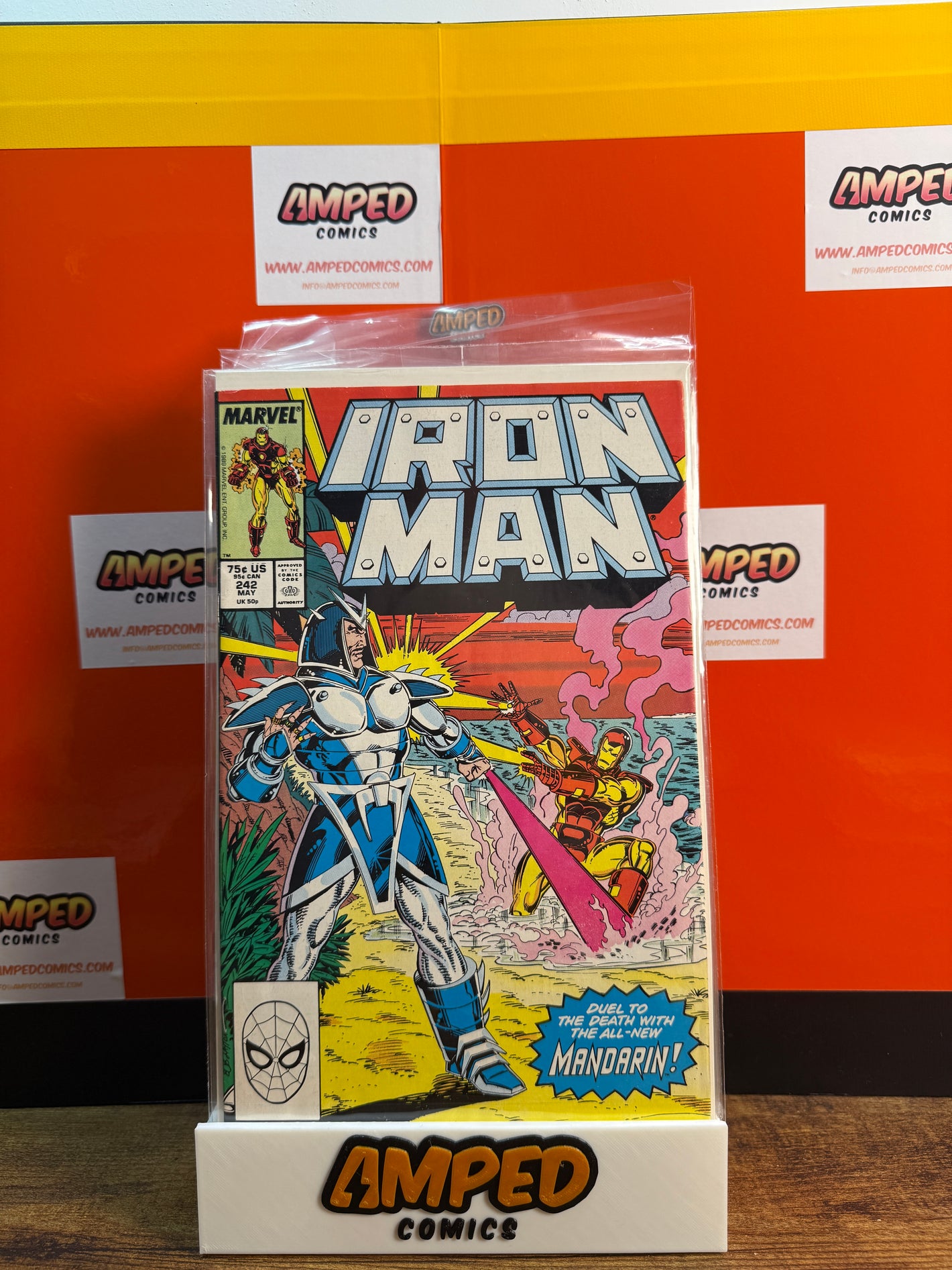 Iron Man 242 Marvel Comics May 1989 Mandarin Appearance