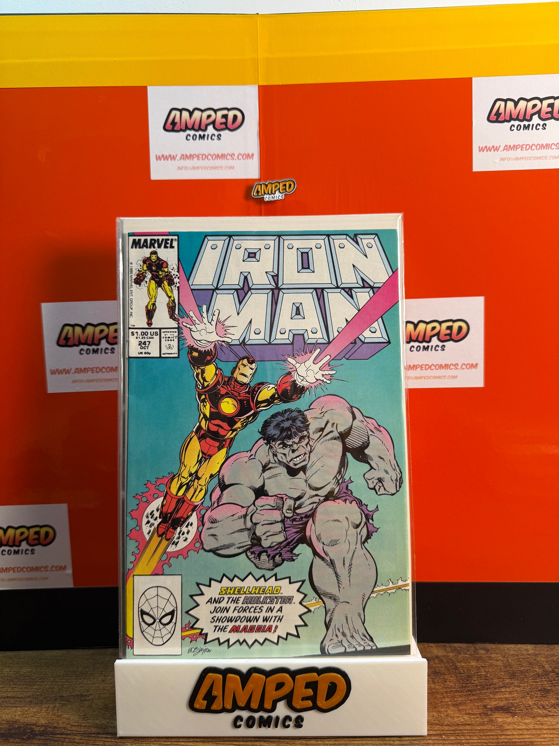 Iron Man 247 Marvel Comics 1989 Hulk Appearance