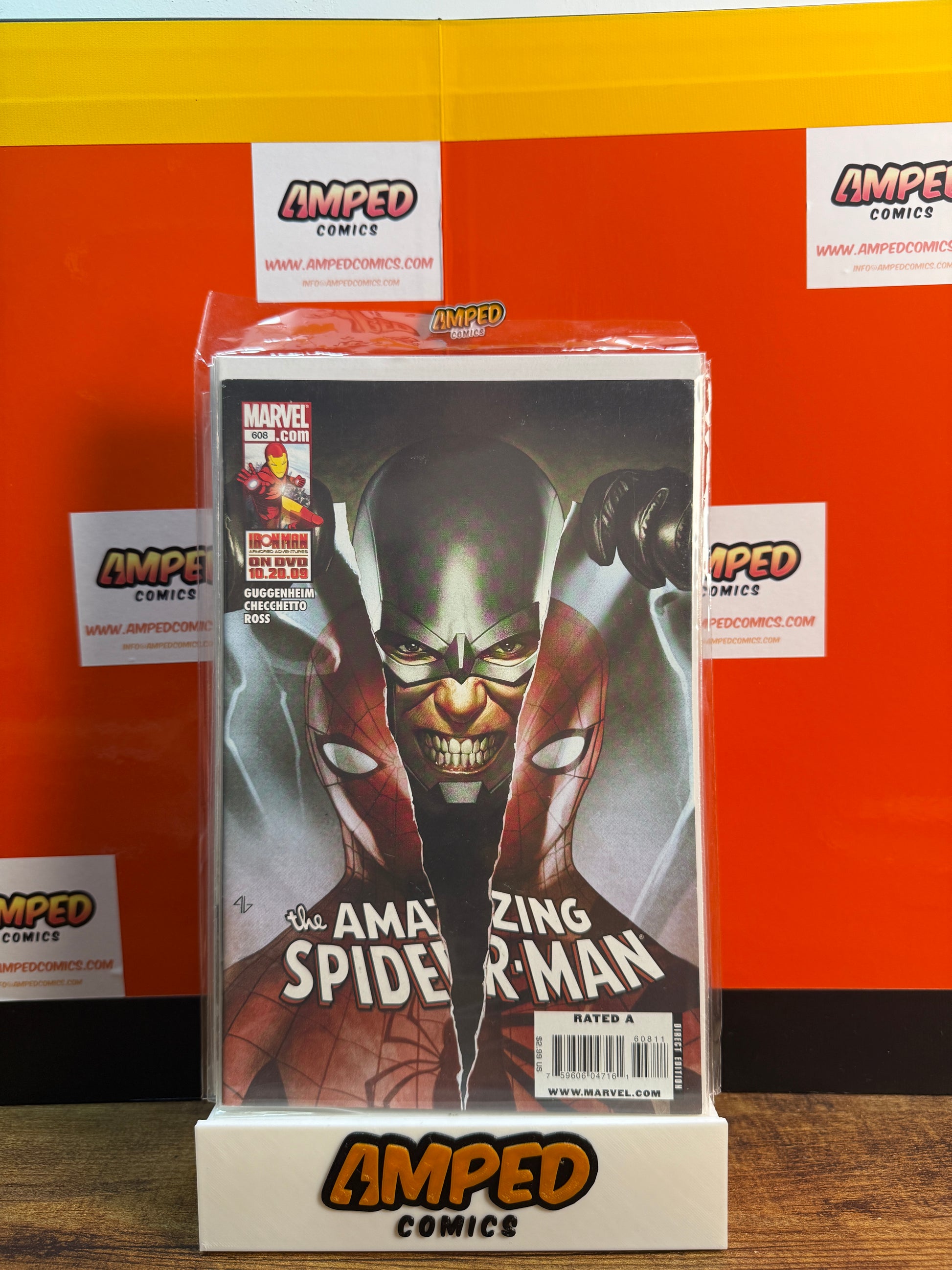 The Amazing Spider-Man 608 Marvel Comics 2009 Guggenheim Checchetto