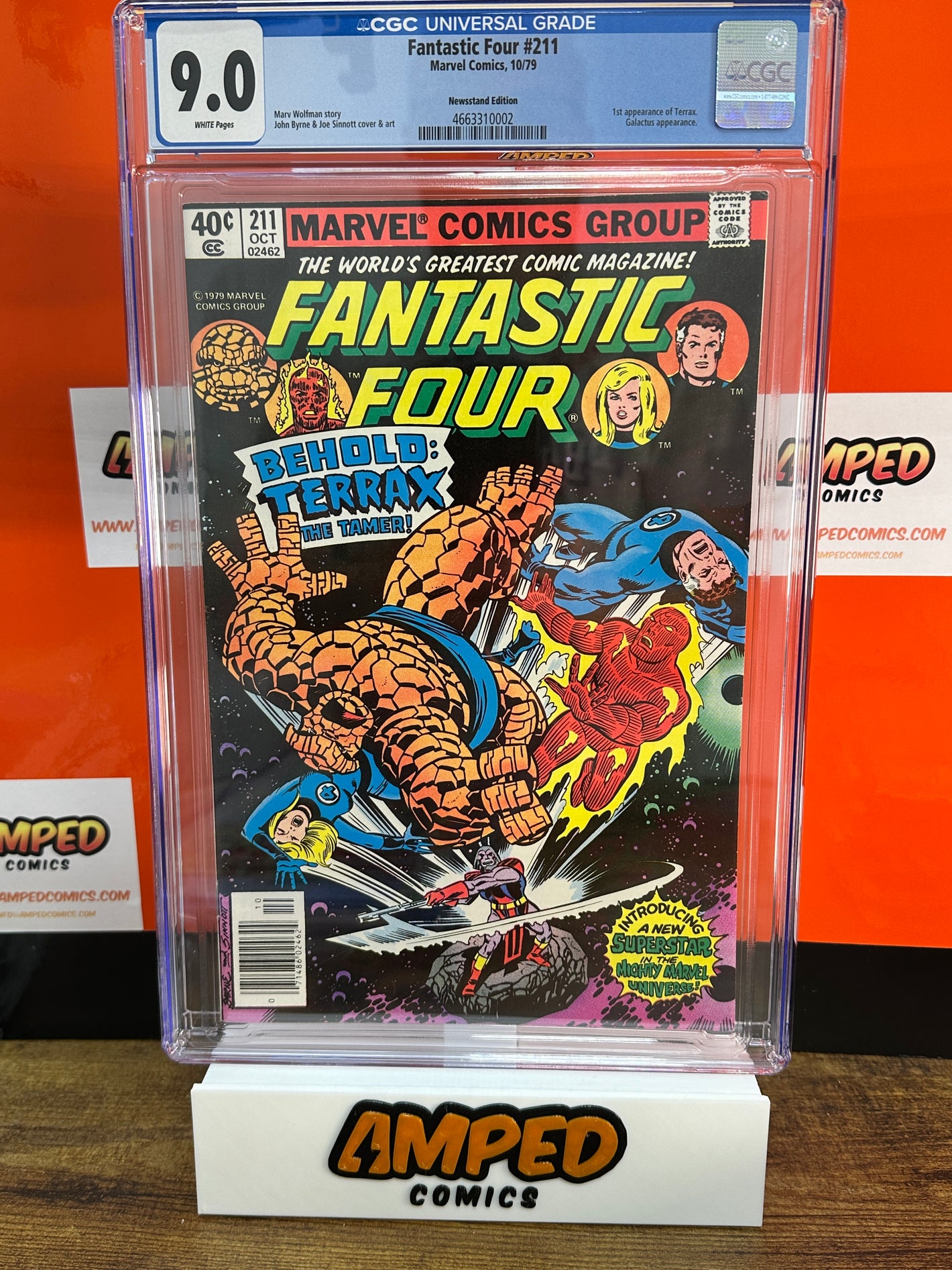 Fantastic Four 211 CGC 9.0 Marvel Comics 1979 1st Terrax Appearance