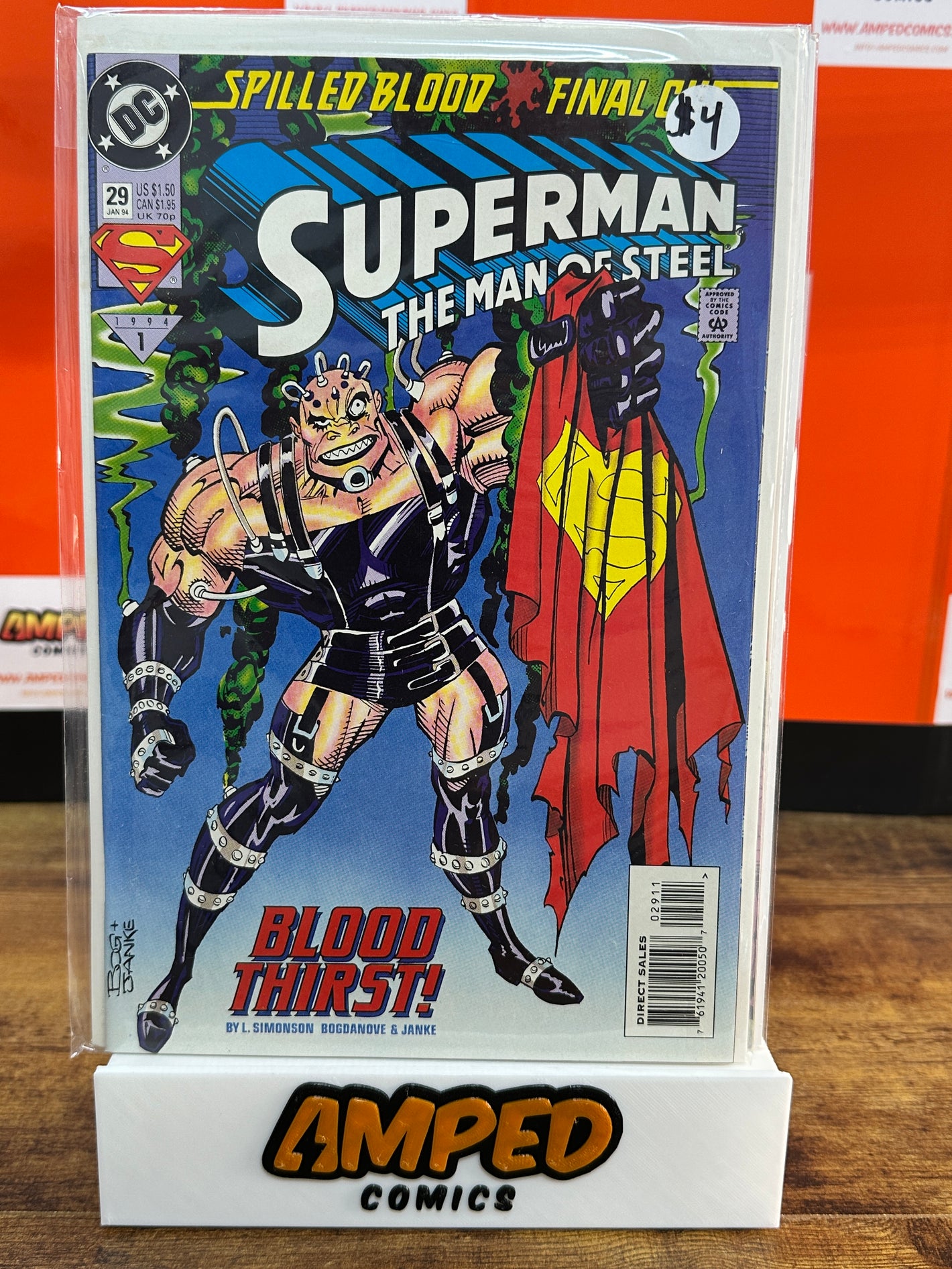Superman The Man of Steel 29 (1994) DC Comics