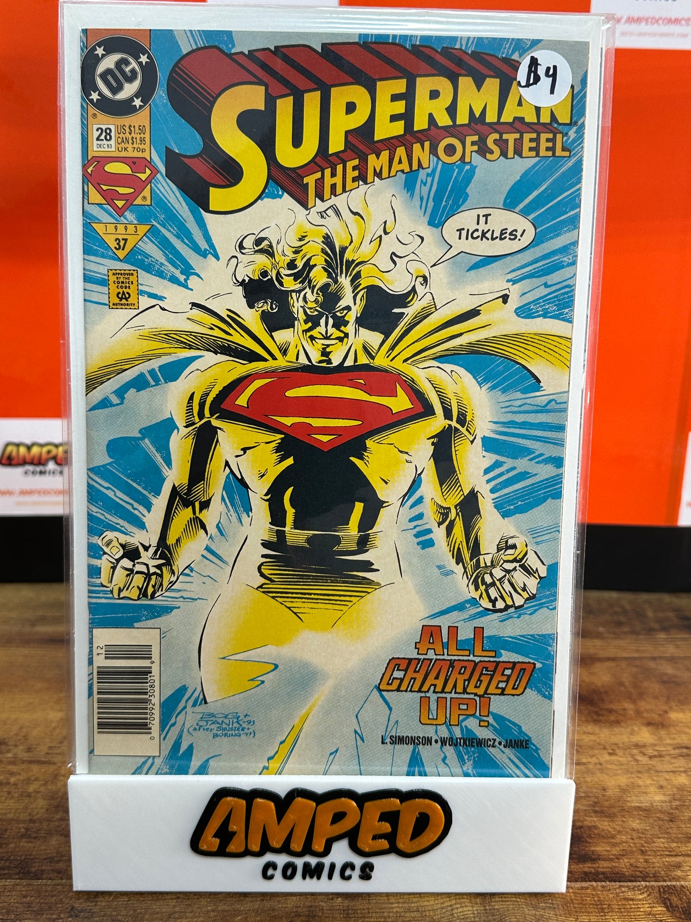 Superman The Man of Steel 28 (1993, DC) - All Charged Up