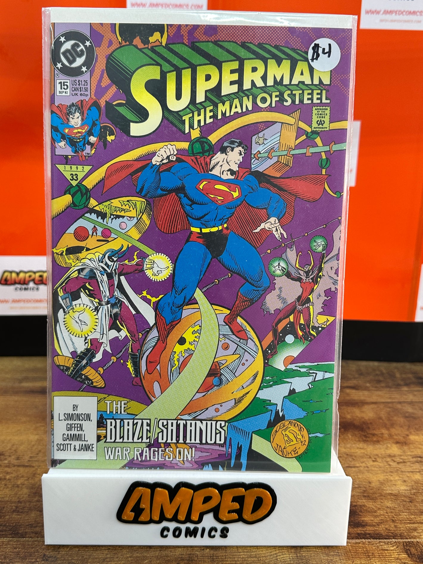Superman The Man of Steel 15 (1992) DC Comics