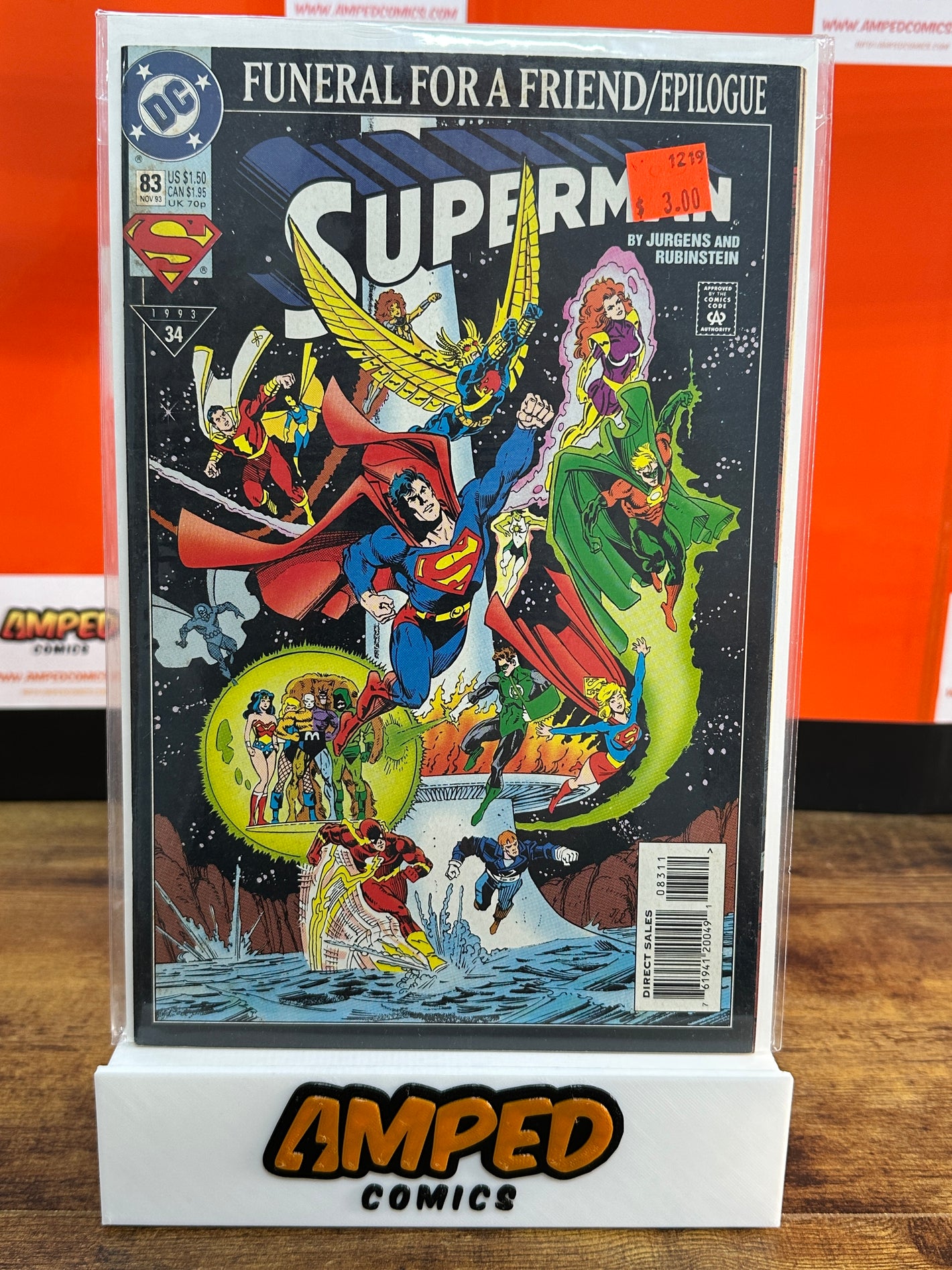 Superman 83 Funeral for a Friend Epilogue DC Comics 1993