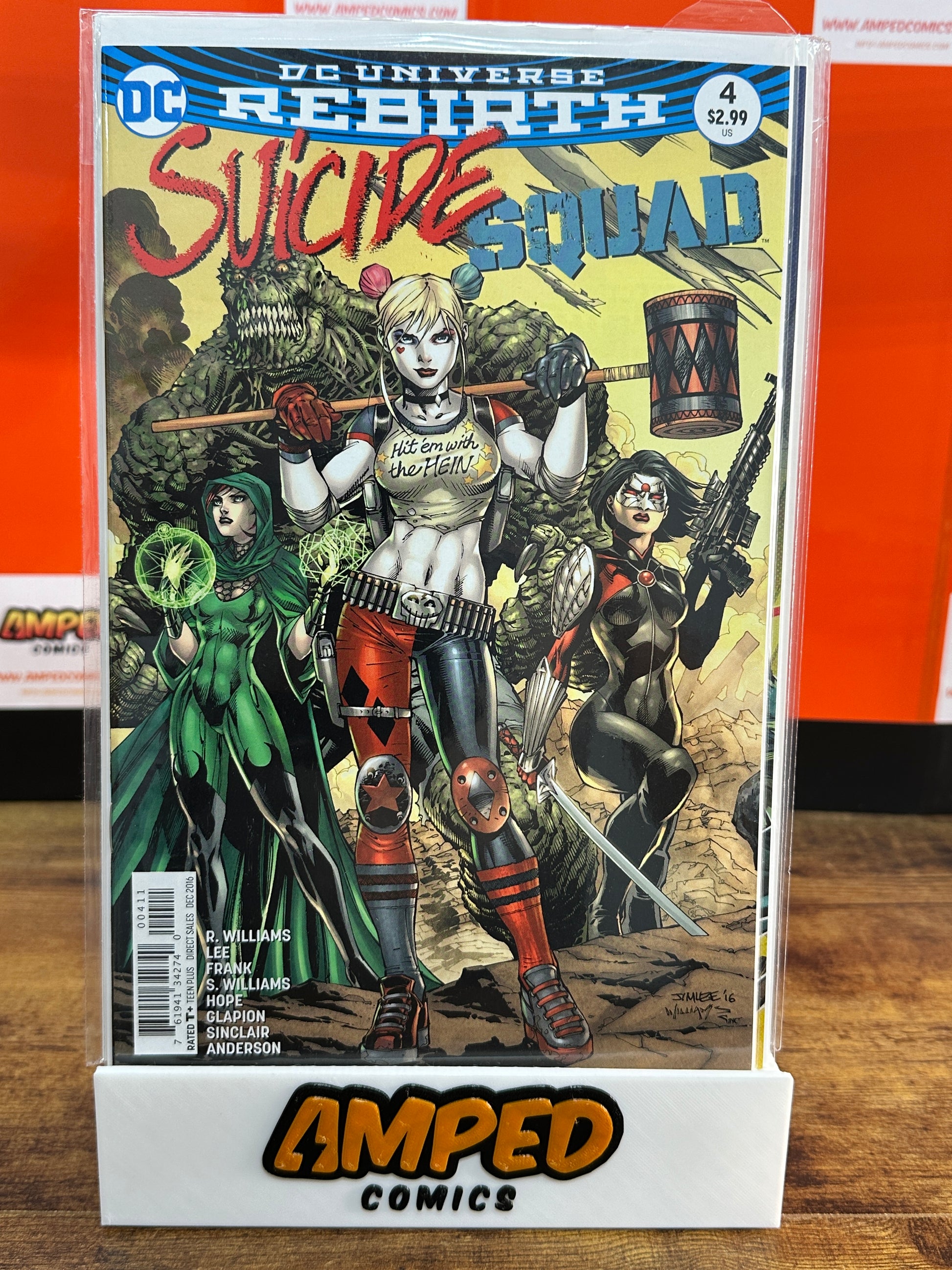Suicide Squad 4 DC Rebirth 2016 Harley Quinn Cover