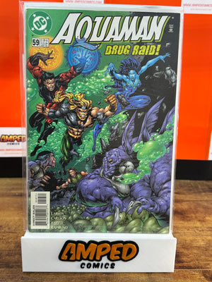 Aquaman 59 (1999) DC Comics - Drug Raid Erik Larsen Art
