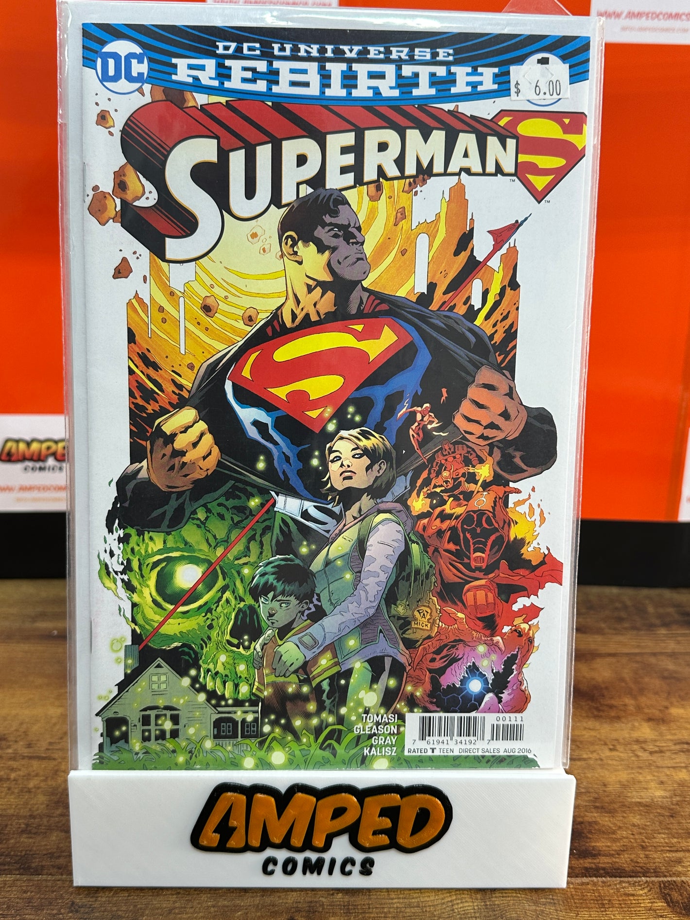 Superman 1 DC Universe Rebirth (2016) Tomasi Gleason