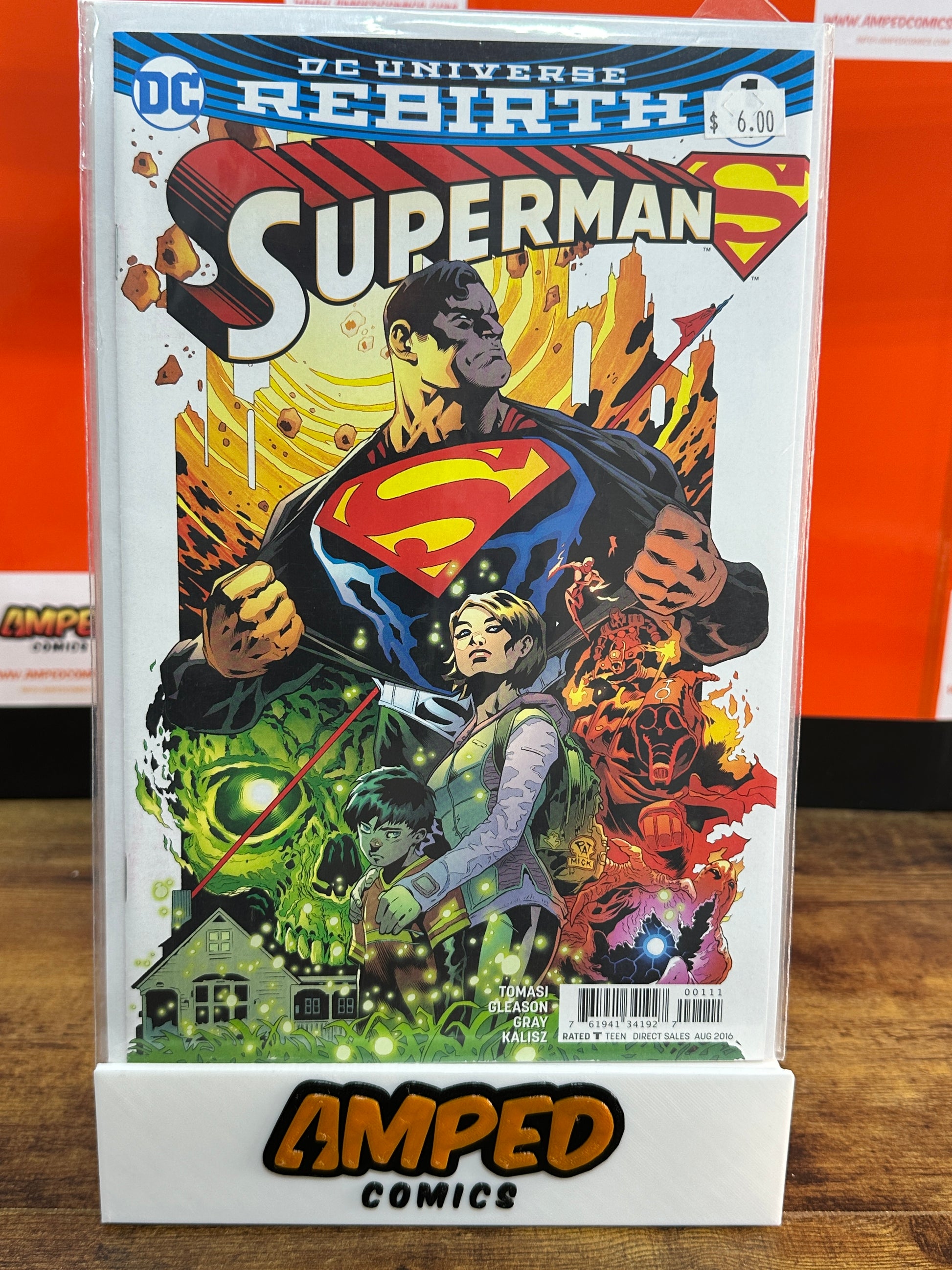 Superman 1 DC Universe Rebirth (2016) Tomasi Gleason