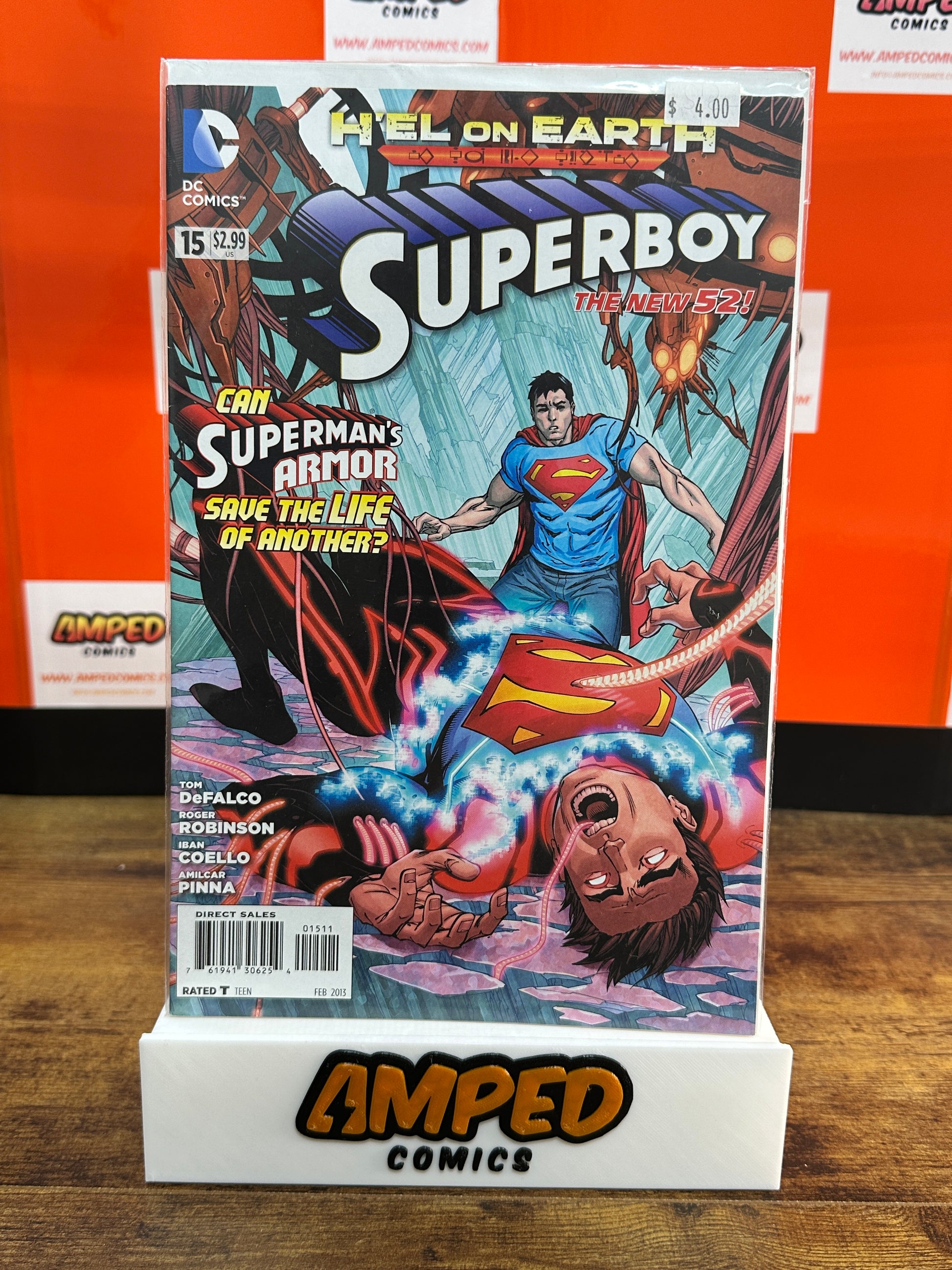 Superboy 15 (2013) DC Comics The New 52 Hel on Earth