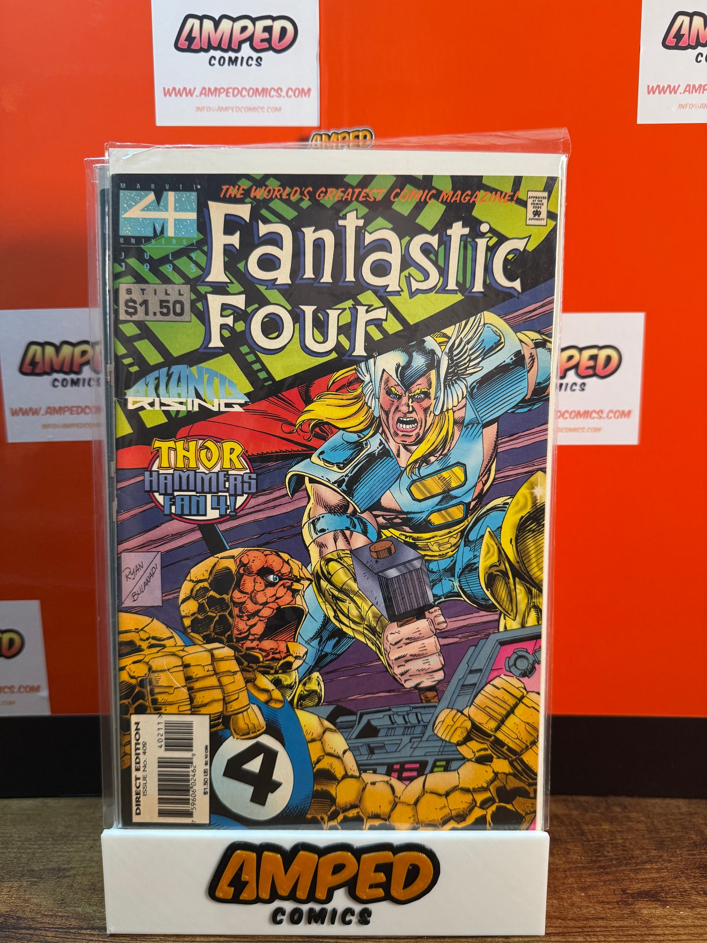 Fantastic Four 402 Marvel 1995 Thor Appearance