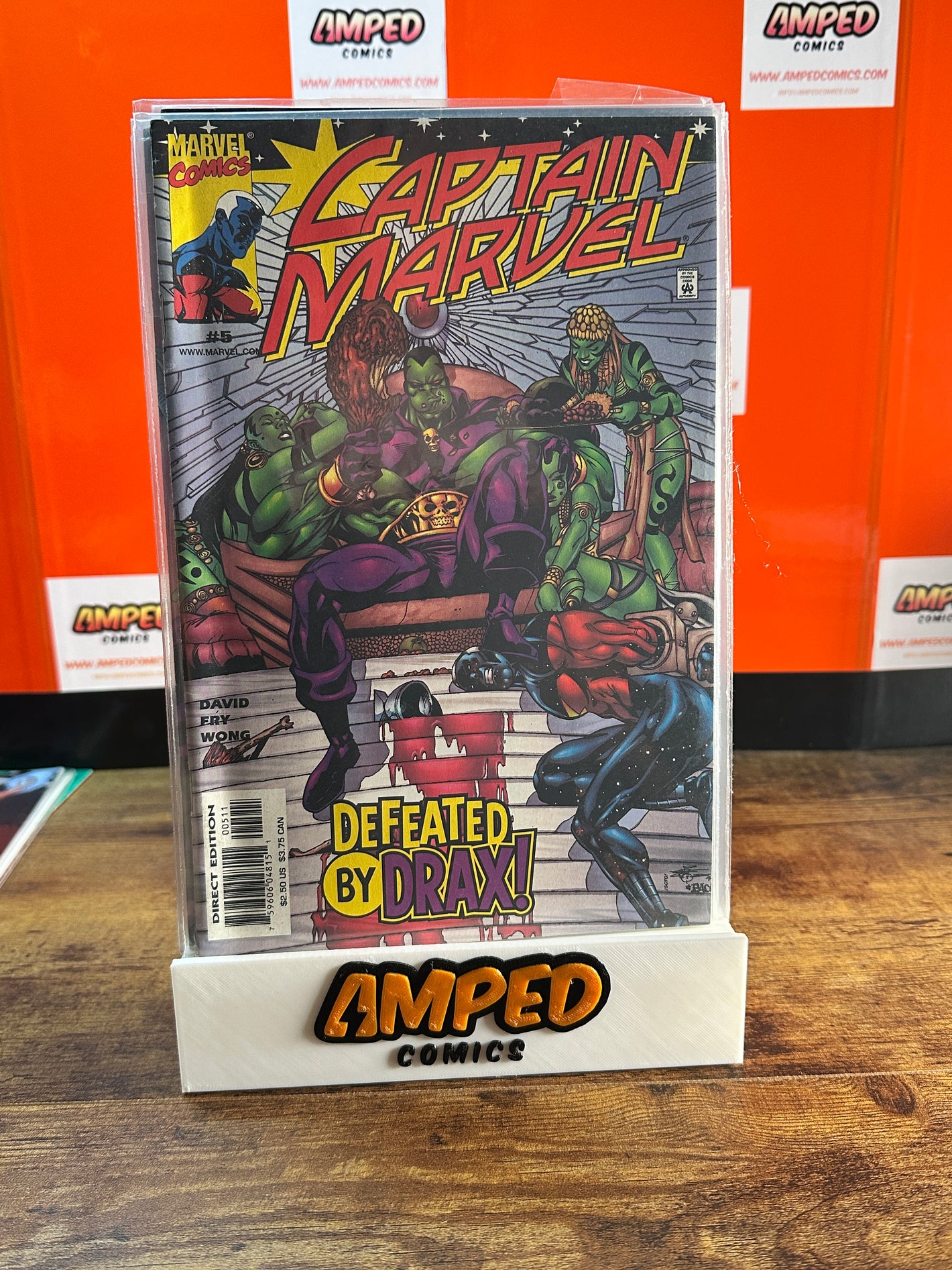 Captain Marvel 5 Marvel Comics Defeated by Drax
