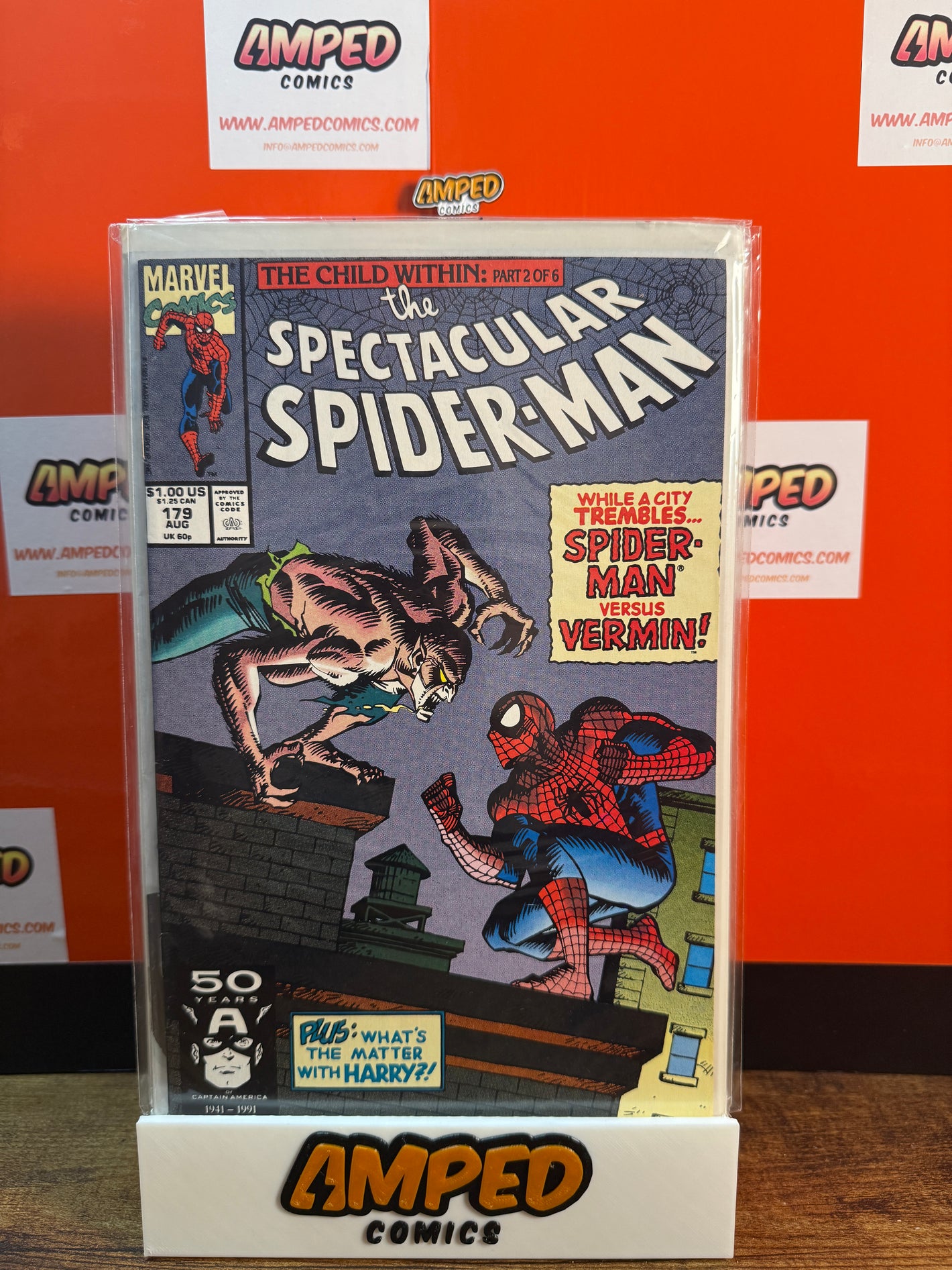 Spectacular Spider-Man 179 Marvel Aug 1991 The Child Within Part 2