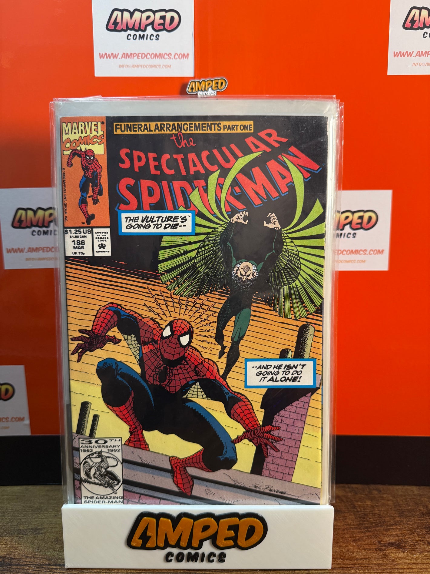 Spectacular Spider-Man 186 Marvel Comics March 1992