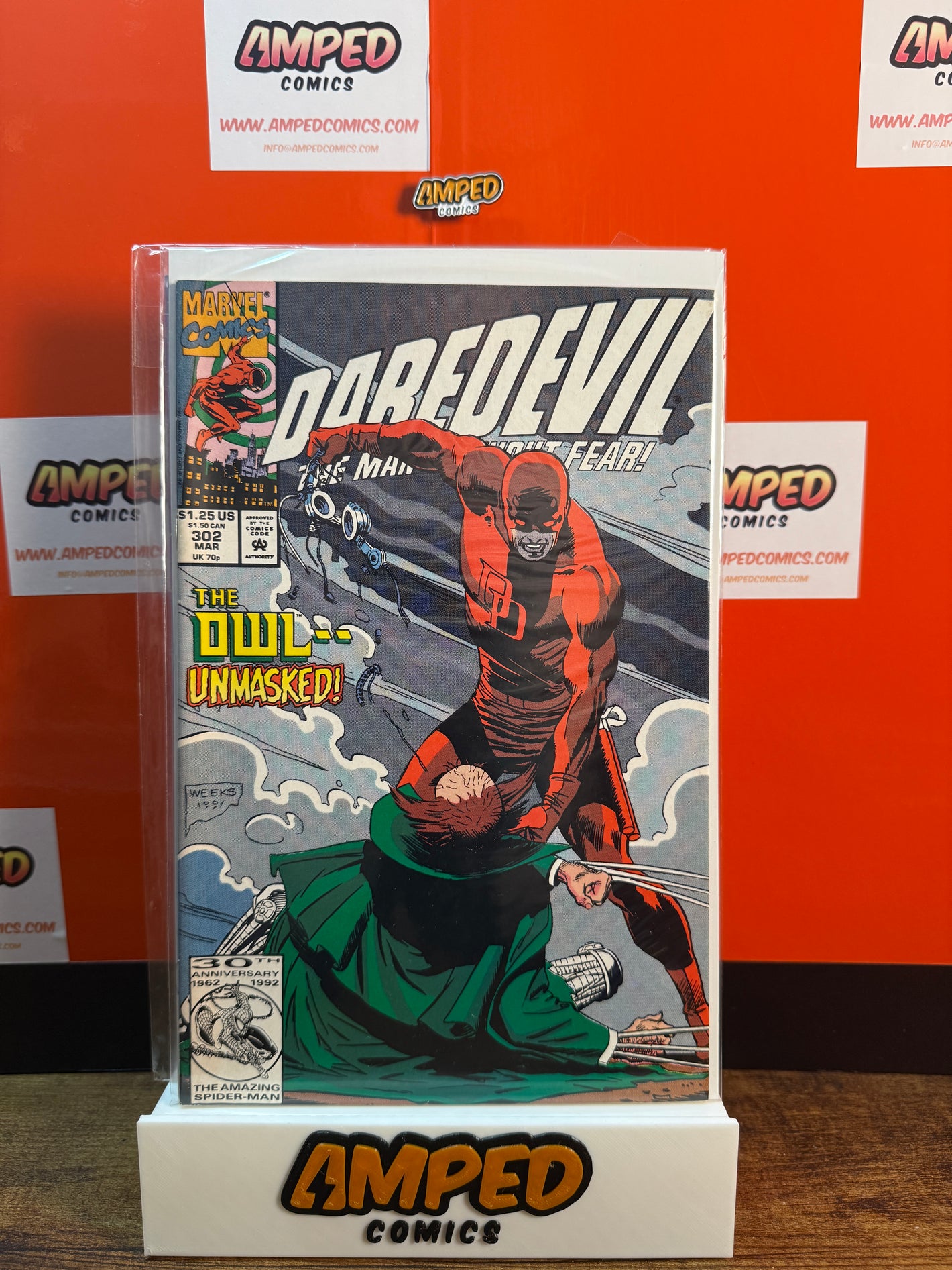 Daredevil 302 Marvel Comics March 1992 The Man Without Fear