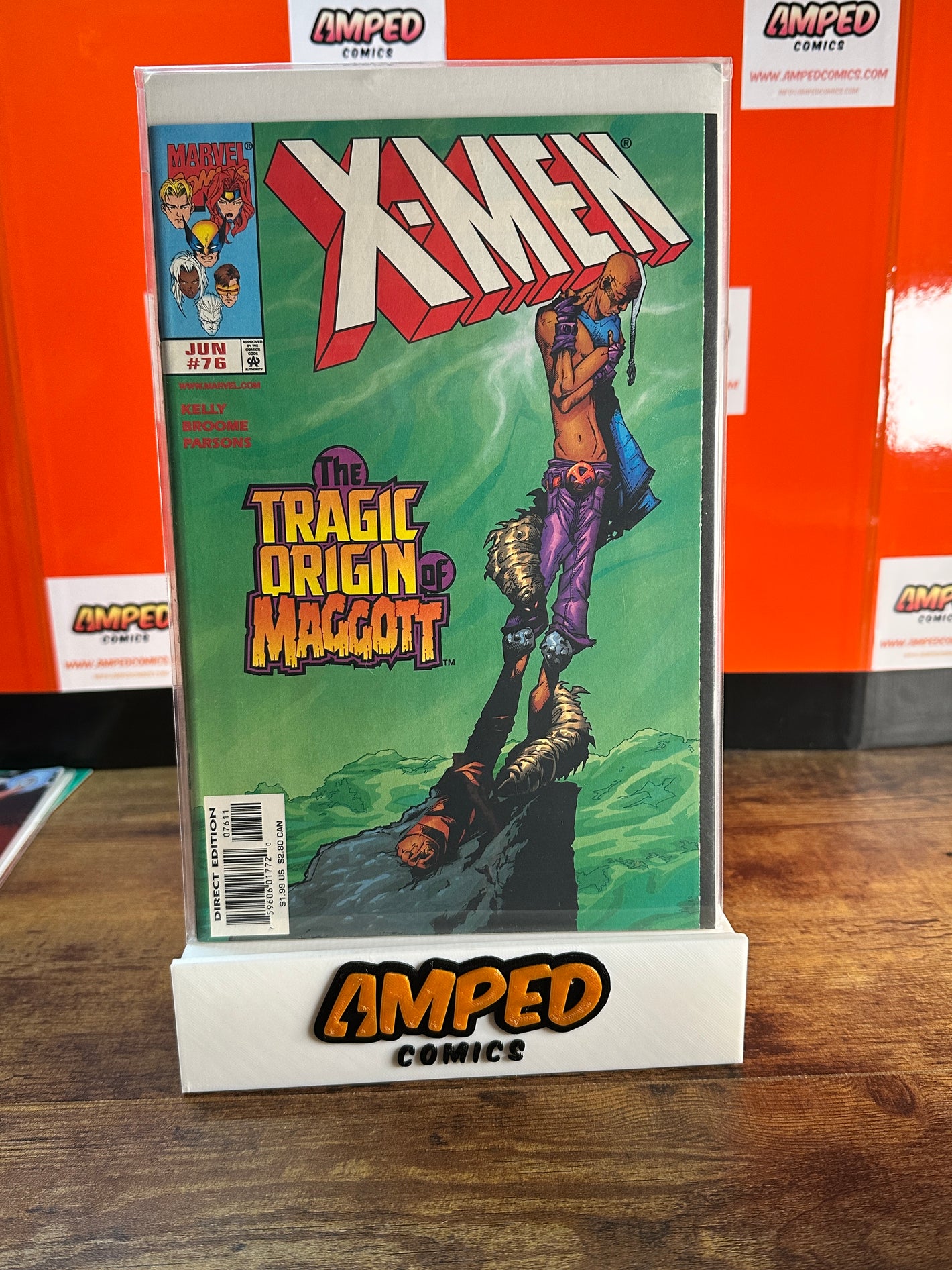X-Men 76 Marvel Comics June 1998 The Tragic Origin of Maggott