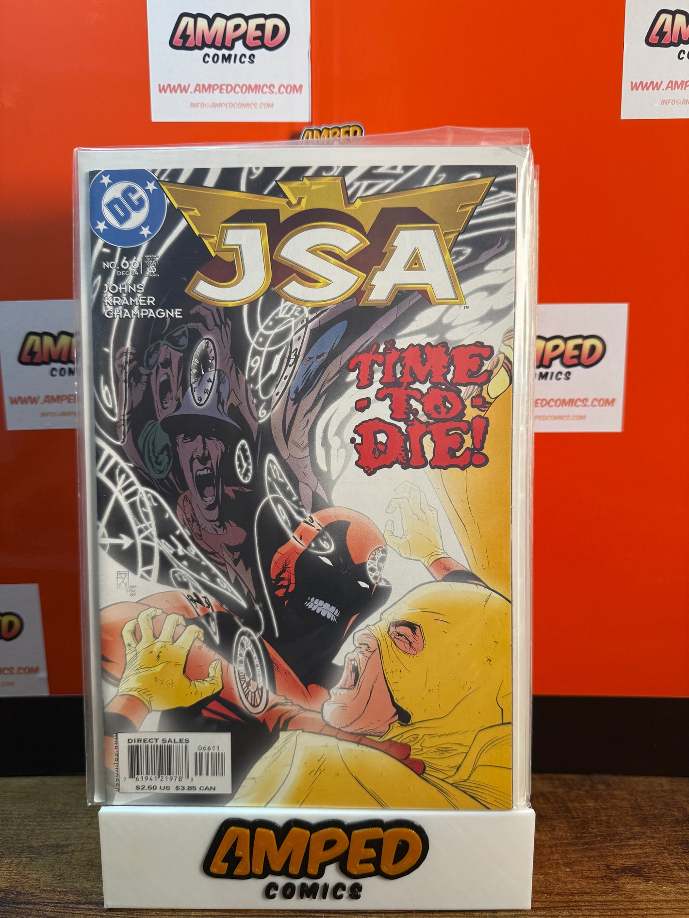 JSA 66 DC Comics 2005 Time to Die Cover by Kramer