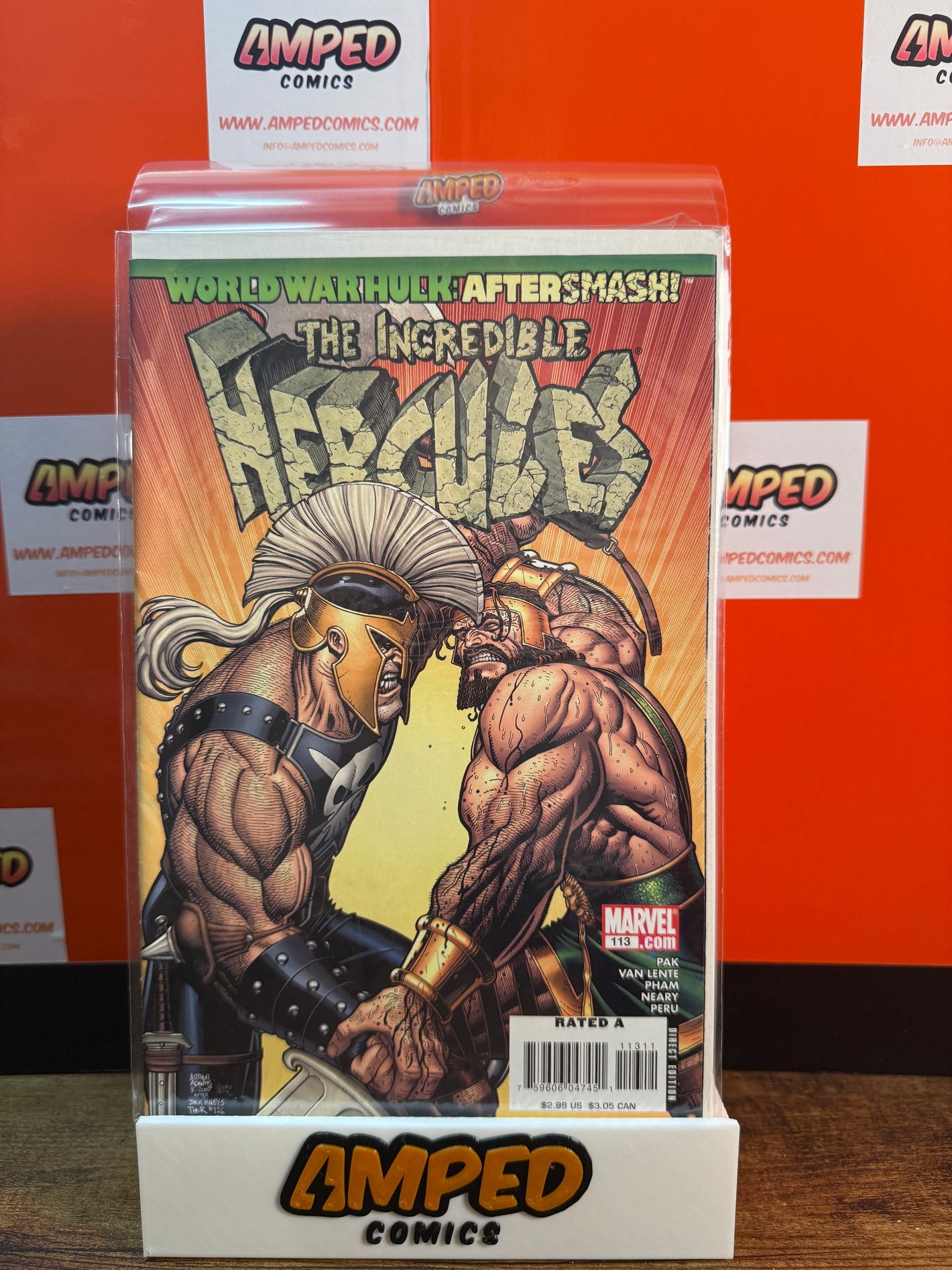 The Incredible Hercules 113 Marvel 2008 World War Hulk After Smash