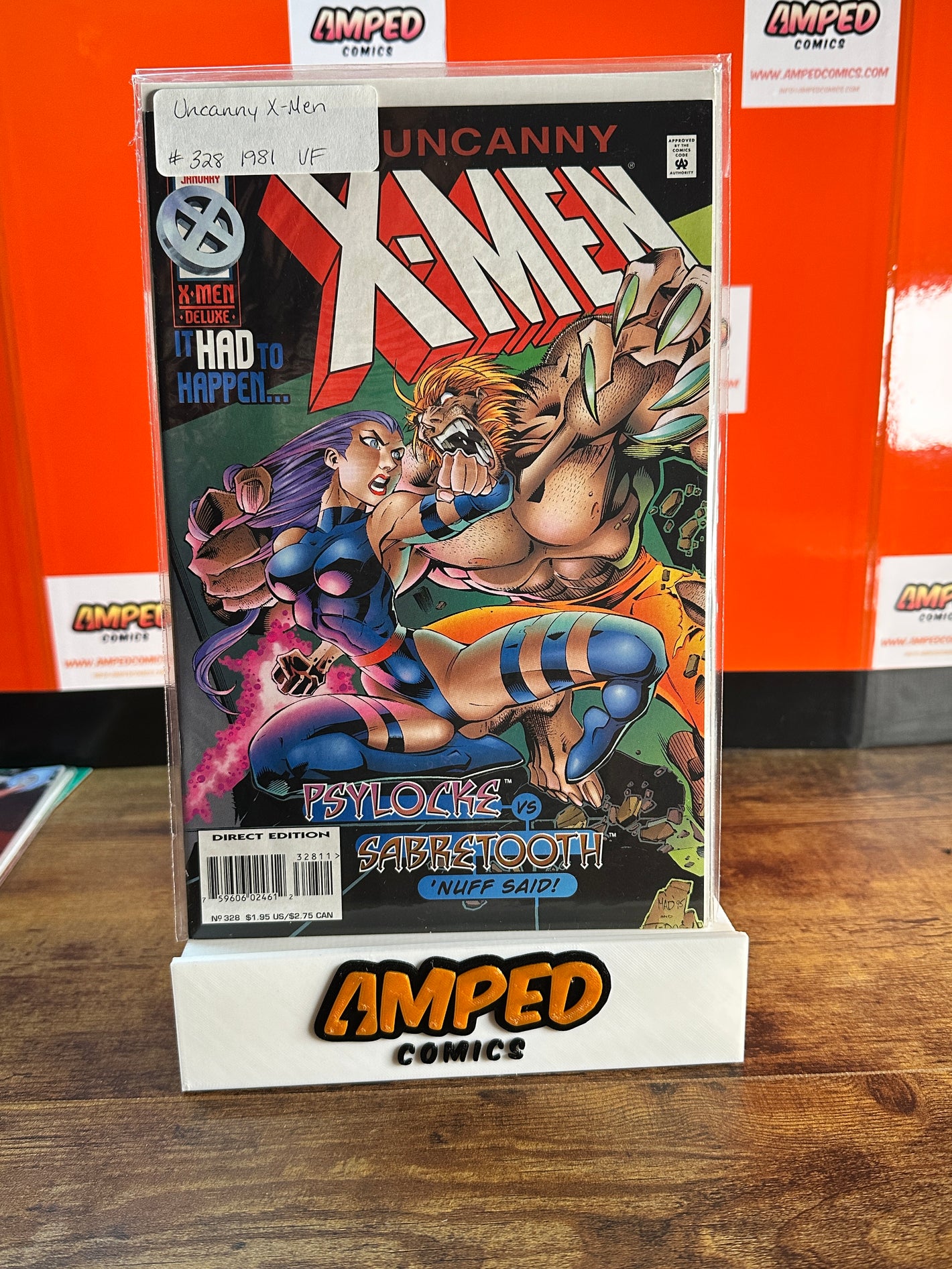 Uncanny X-Men 328 (1996) Psylocke vs Sabretooth - Marvel Comics