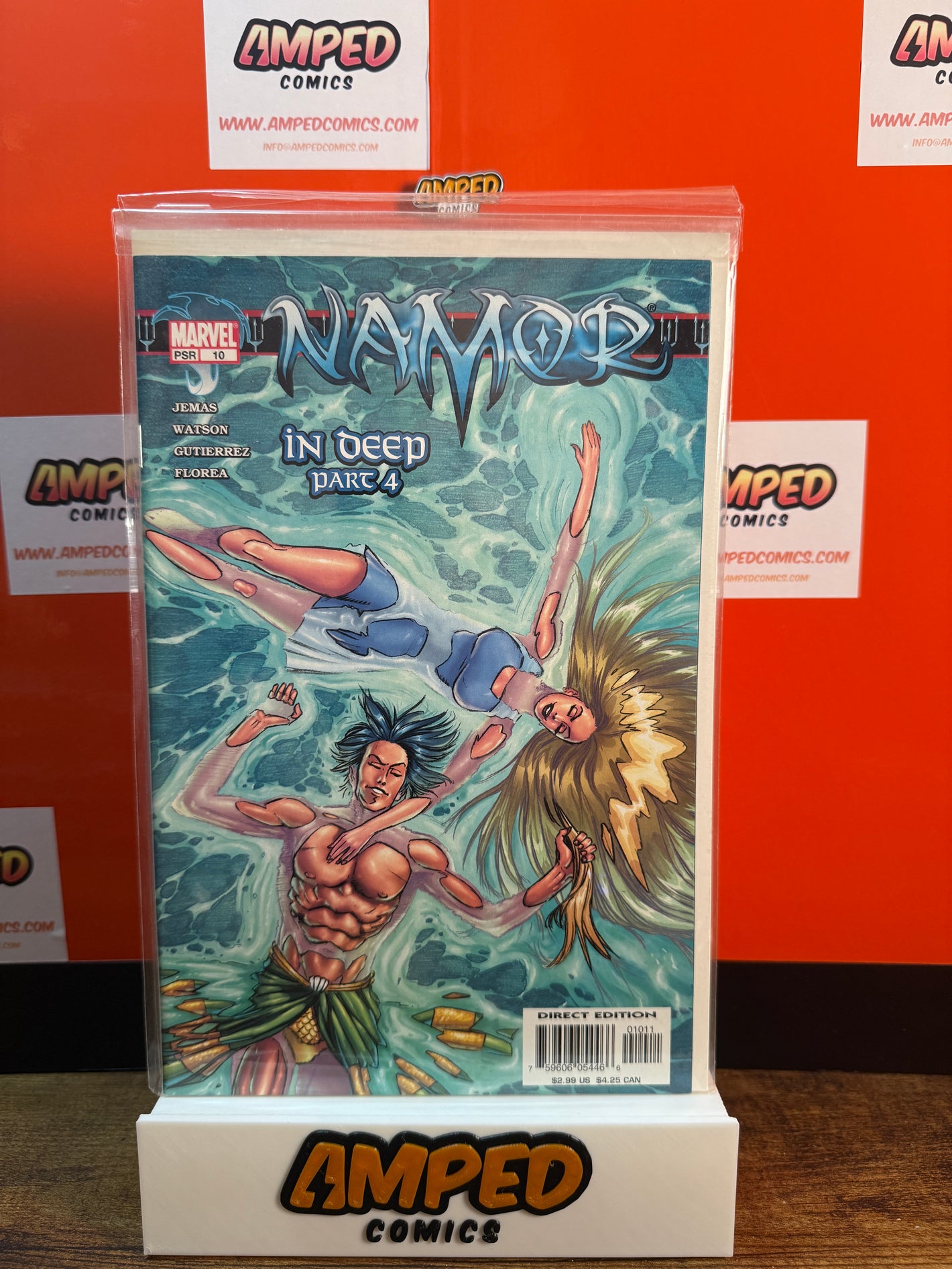 Namor 10 Marvel Comics In Deep Part 4 Direct Edition