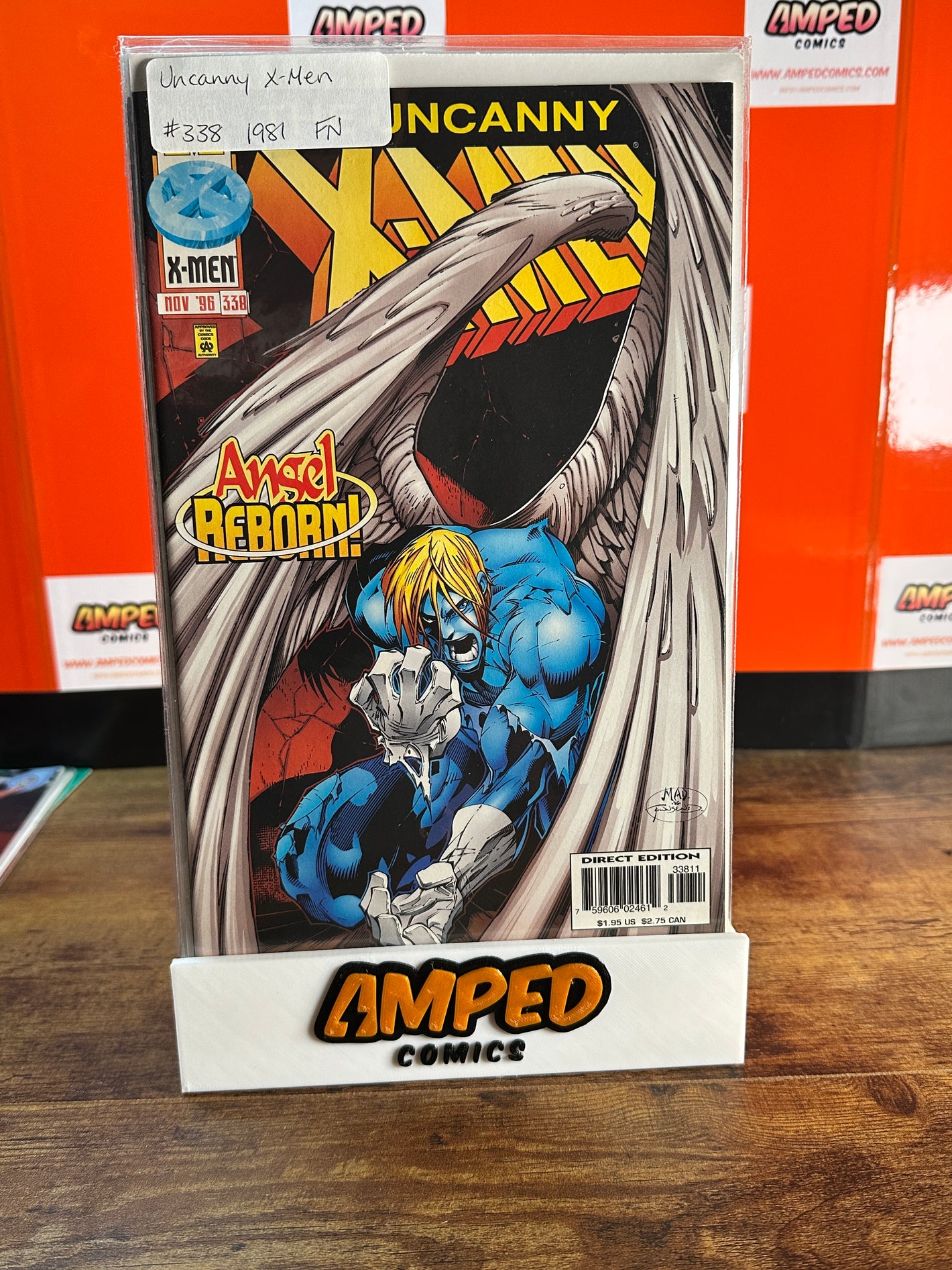 Uncanny X-Men 338 (Nov 1996, Marvel) Angel Reborn
