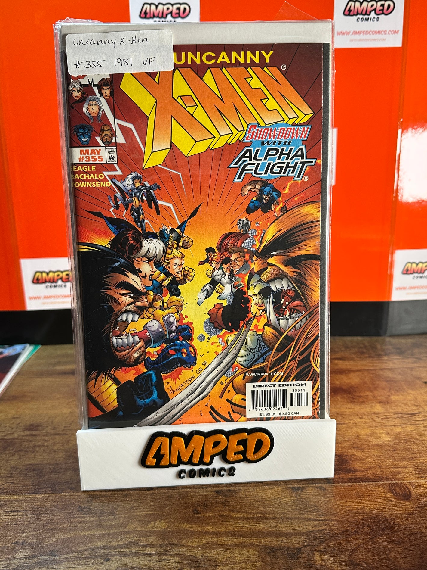 Uncanny X-Men 355 Marvel Comics May 1998 Showdown with Alpha Flight