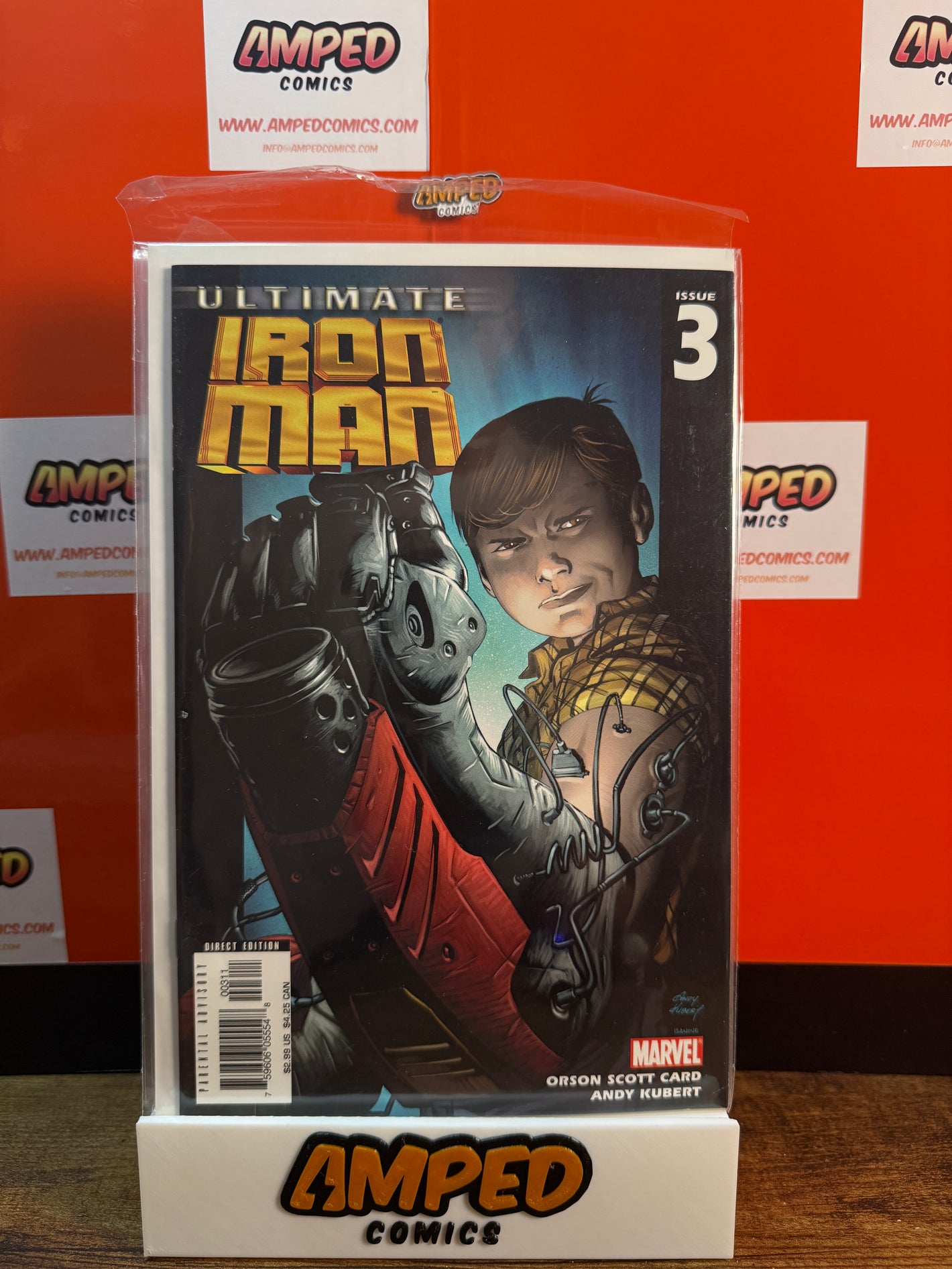 Ultimate Iron Man 3 Marvel Comics Orson Scott Card Andy Kubert