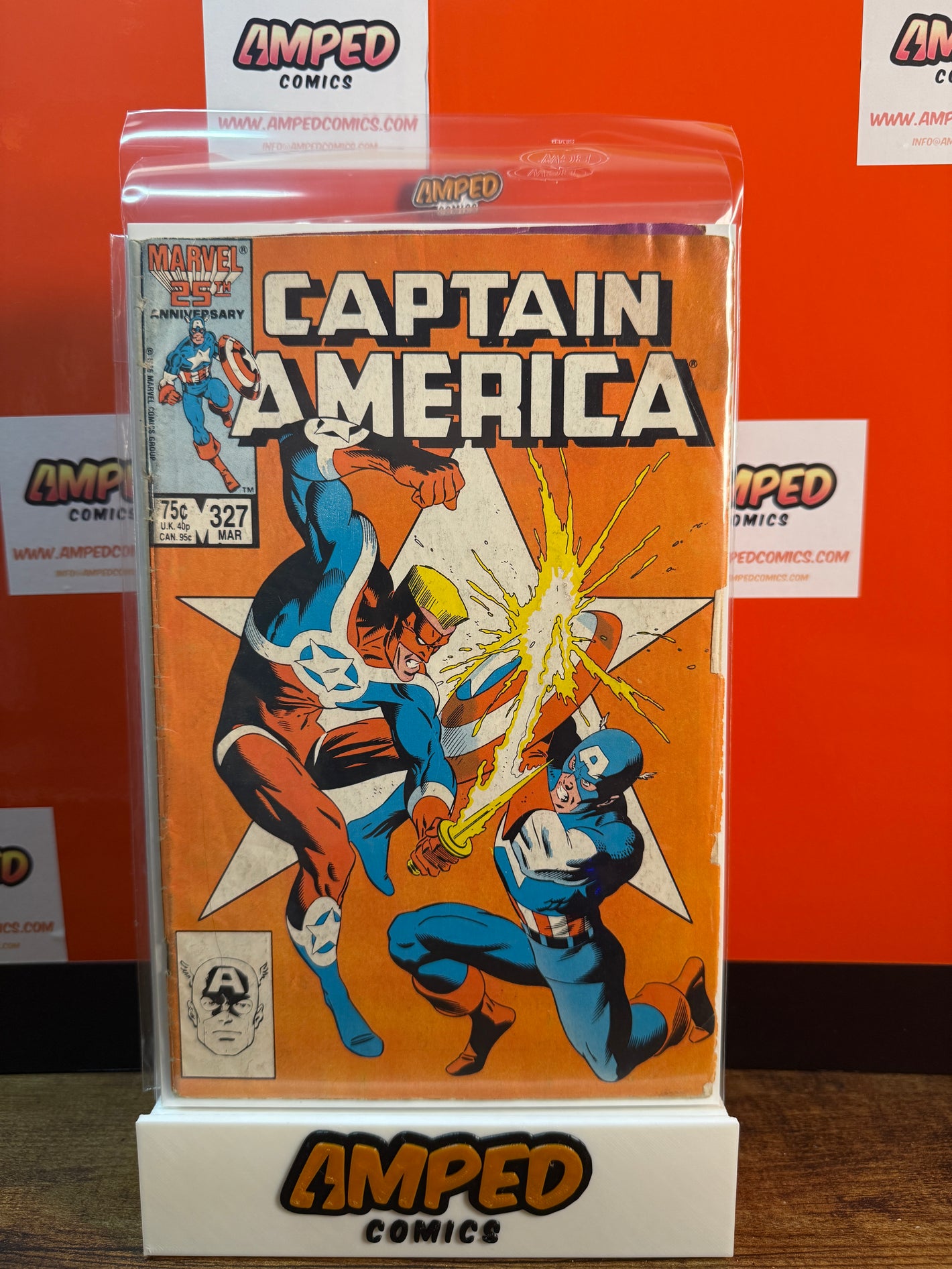 Captain America 327 Marvel Comics 1987 LOW GRADE