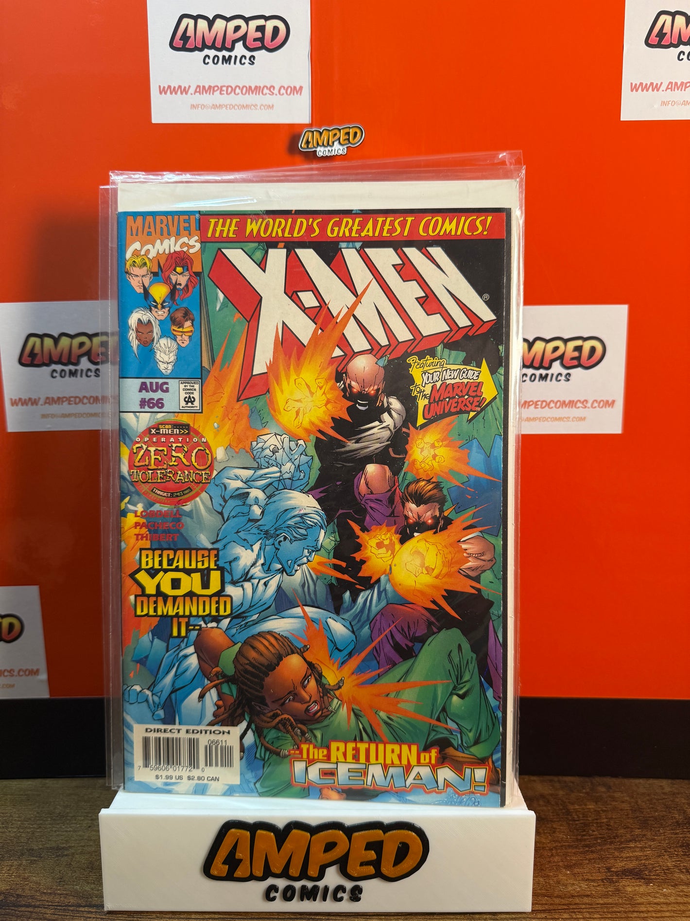 X-Men 66 Aug 1997 Marvel Comics The Return of Iceman