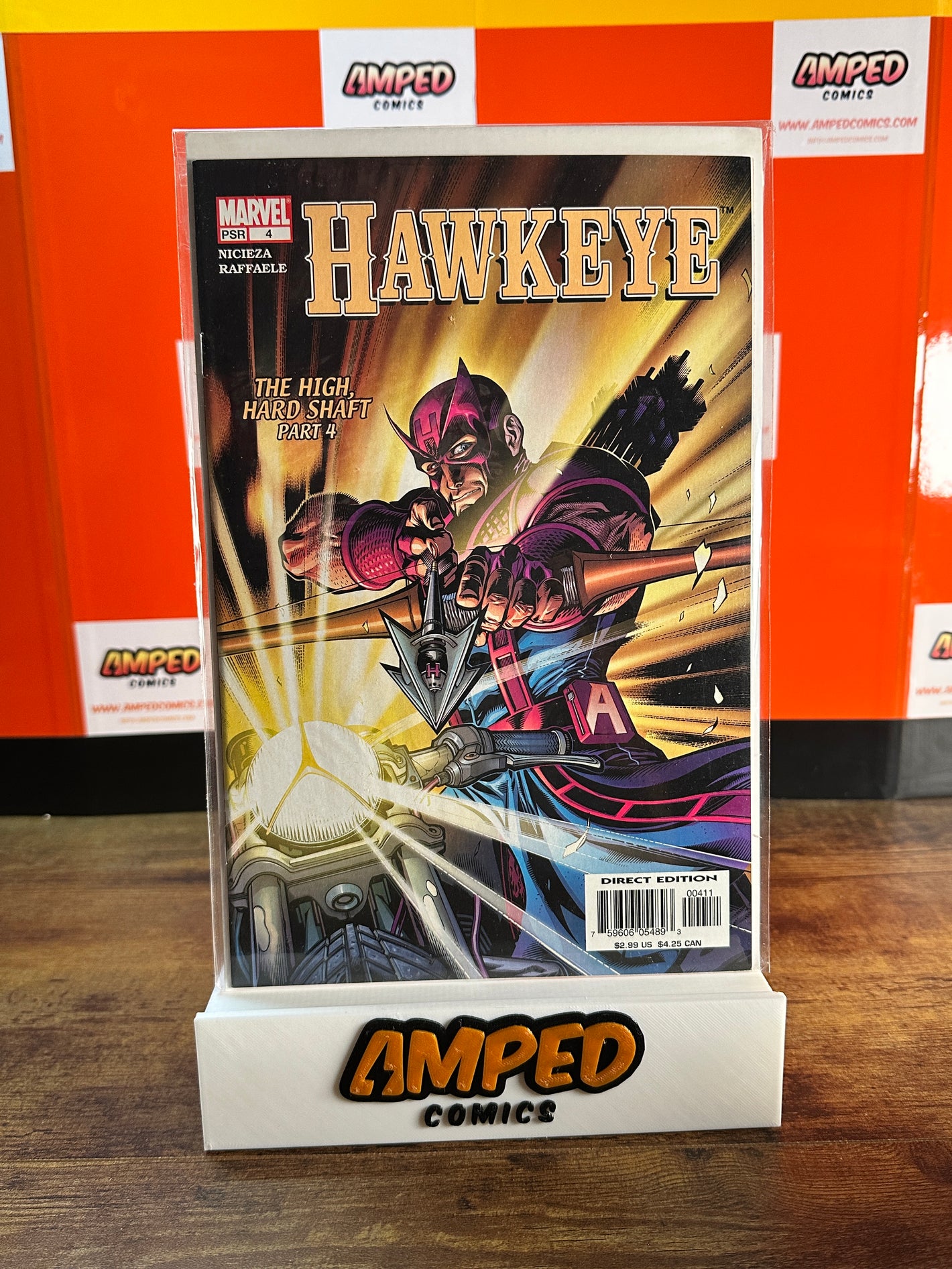 Hawkeye 4 Marvel Comics 2004 The High, Hard Shaft Part 4