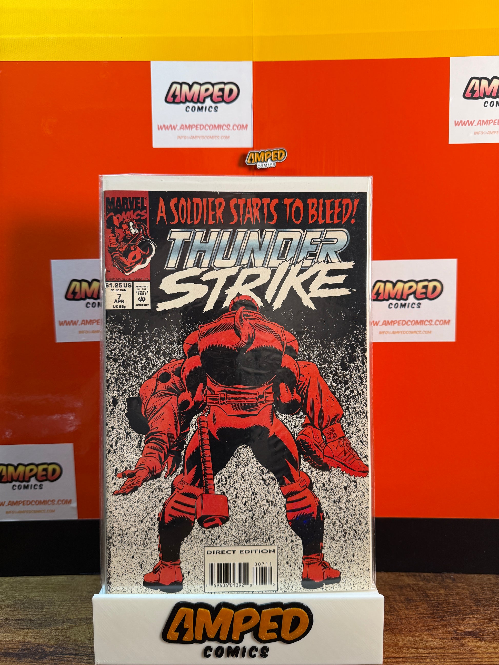 Thunderstrike 7 Marvel Comics 1994 Direct Edition