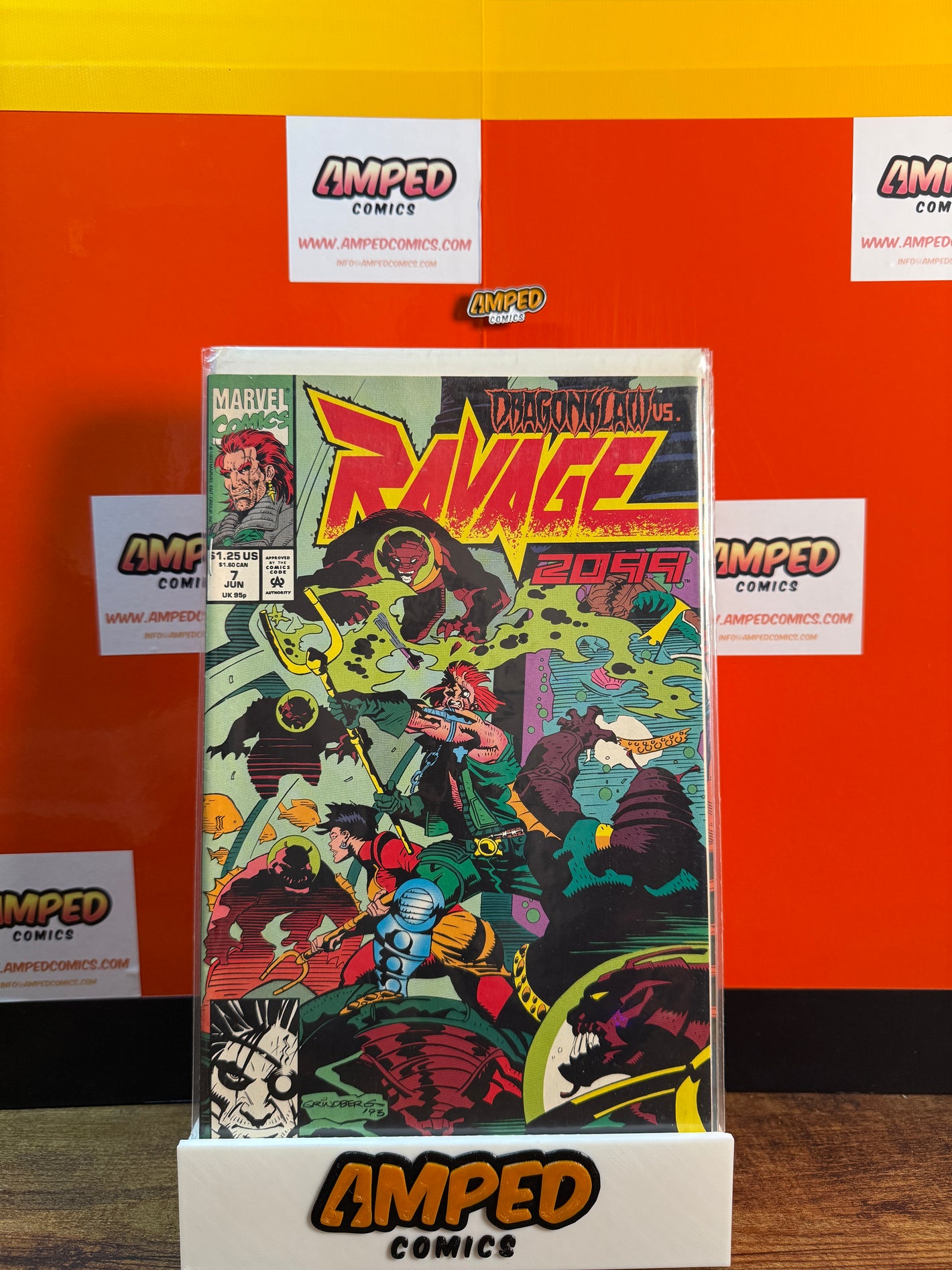 Ravage 2099 4 Marvel Comics June 1993 Dragon Claw Appearance