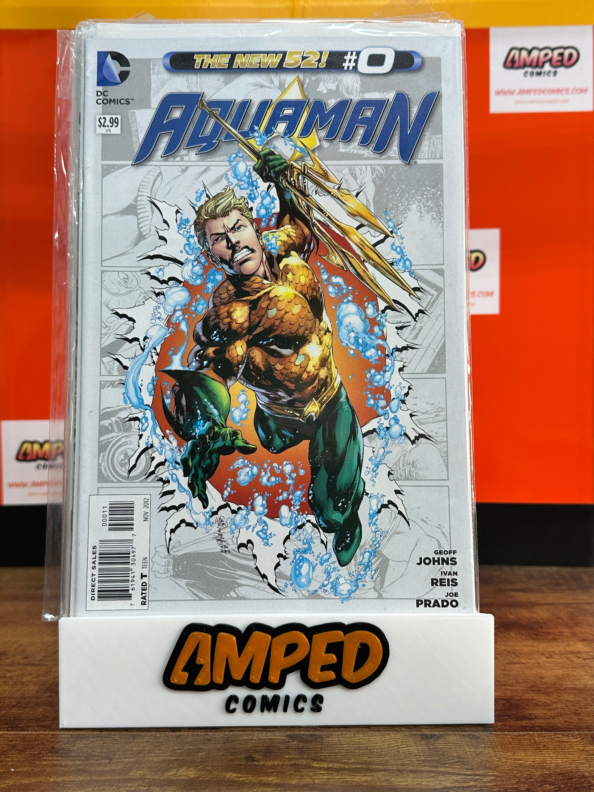 Aquaman 0 The New 52 DC Comics 2012 Geoff Johns Ivan Reis