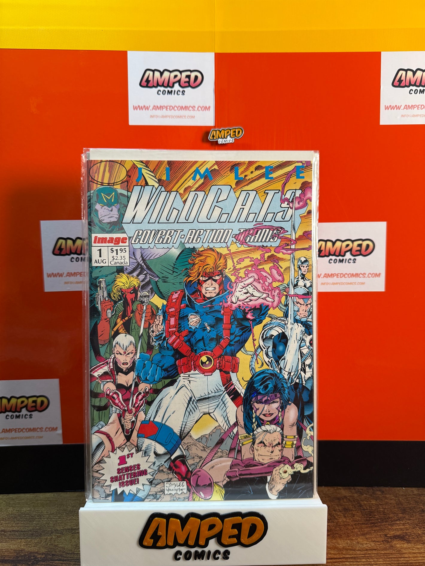 WildC.A.T.s 1 (Aug 1992) Image Comics - Jim Lee Cover