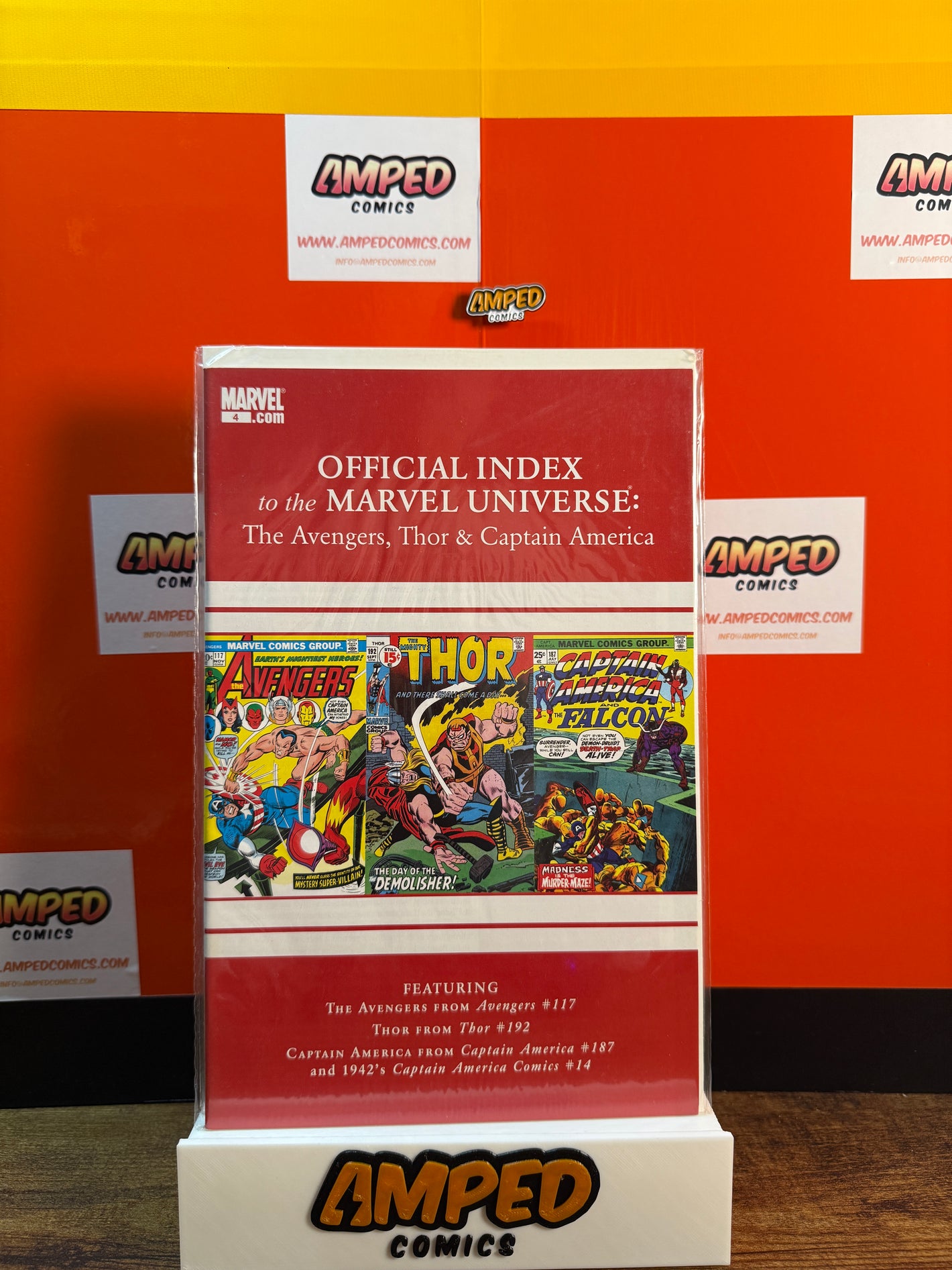 Official Index to the Marvel Universe Avengers, Thor Captain America