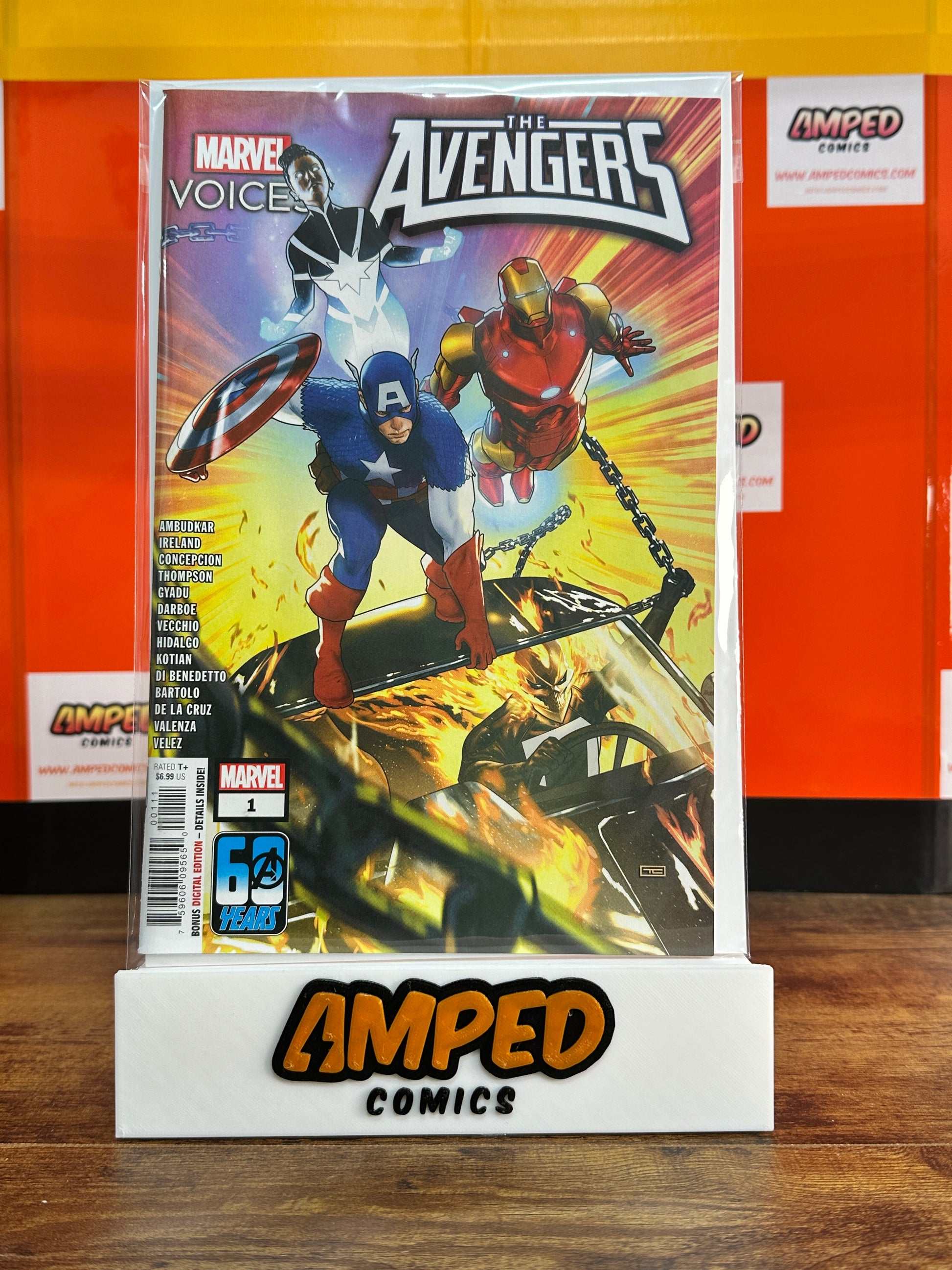 Marvel Voices Avengers 1 60th Anniversary Variant Cover