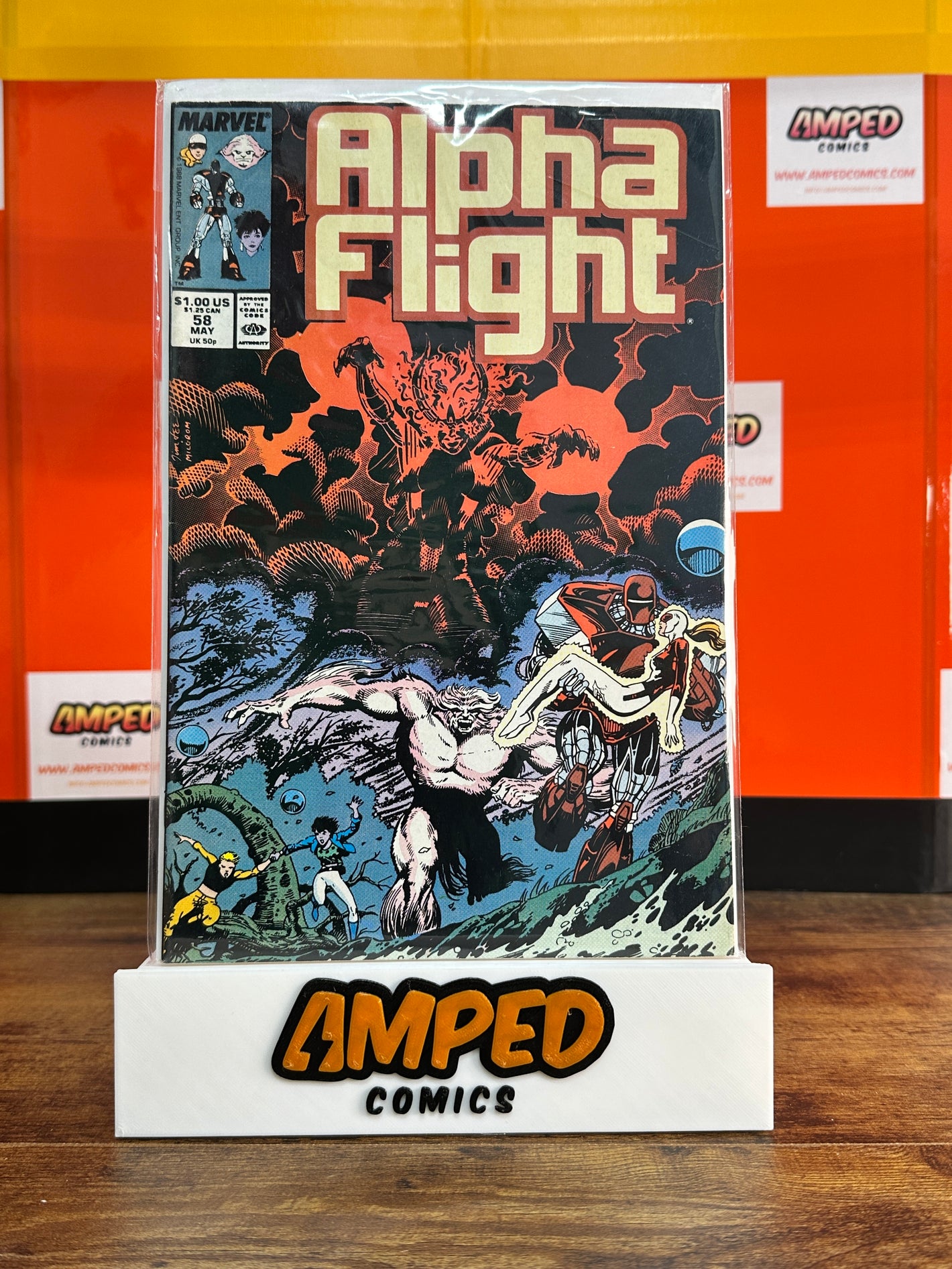 Alpha Flight 58 Marvel Comics May 1988
