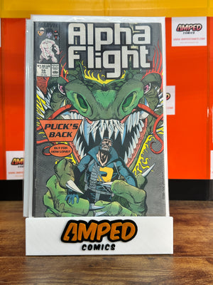 Alpha Flight 59 Marvel Comics June 1988 Pucks Back