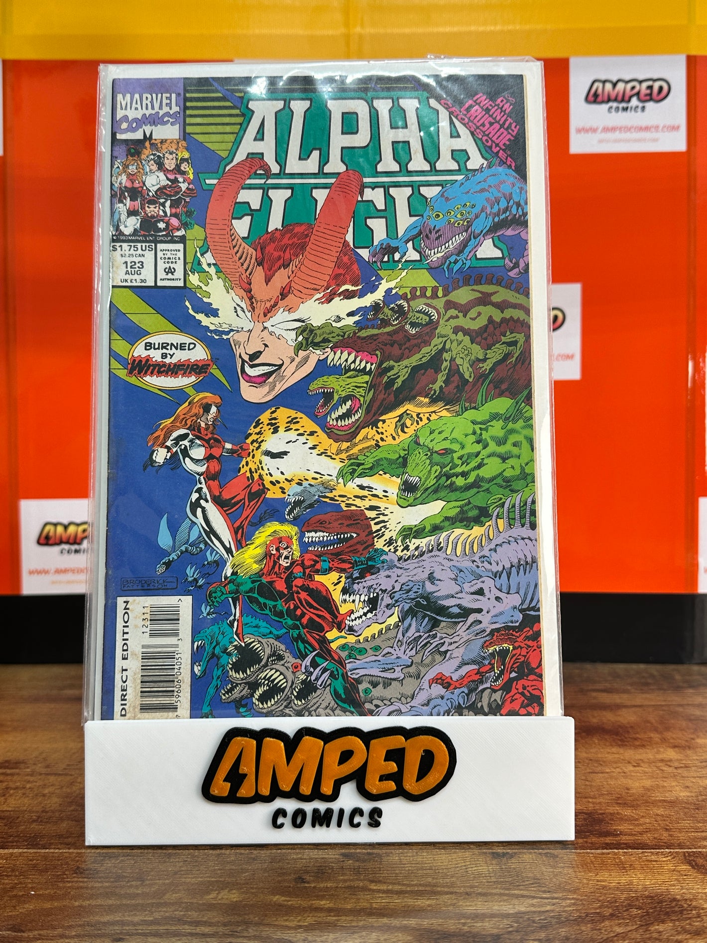 Alpha Flight 123 Marvel Comics Aug 1993 Burned by Witchfire