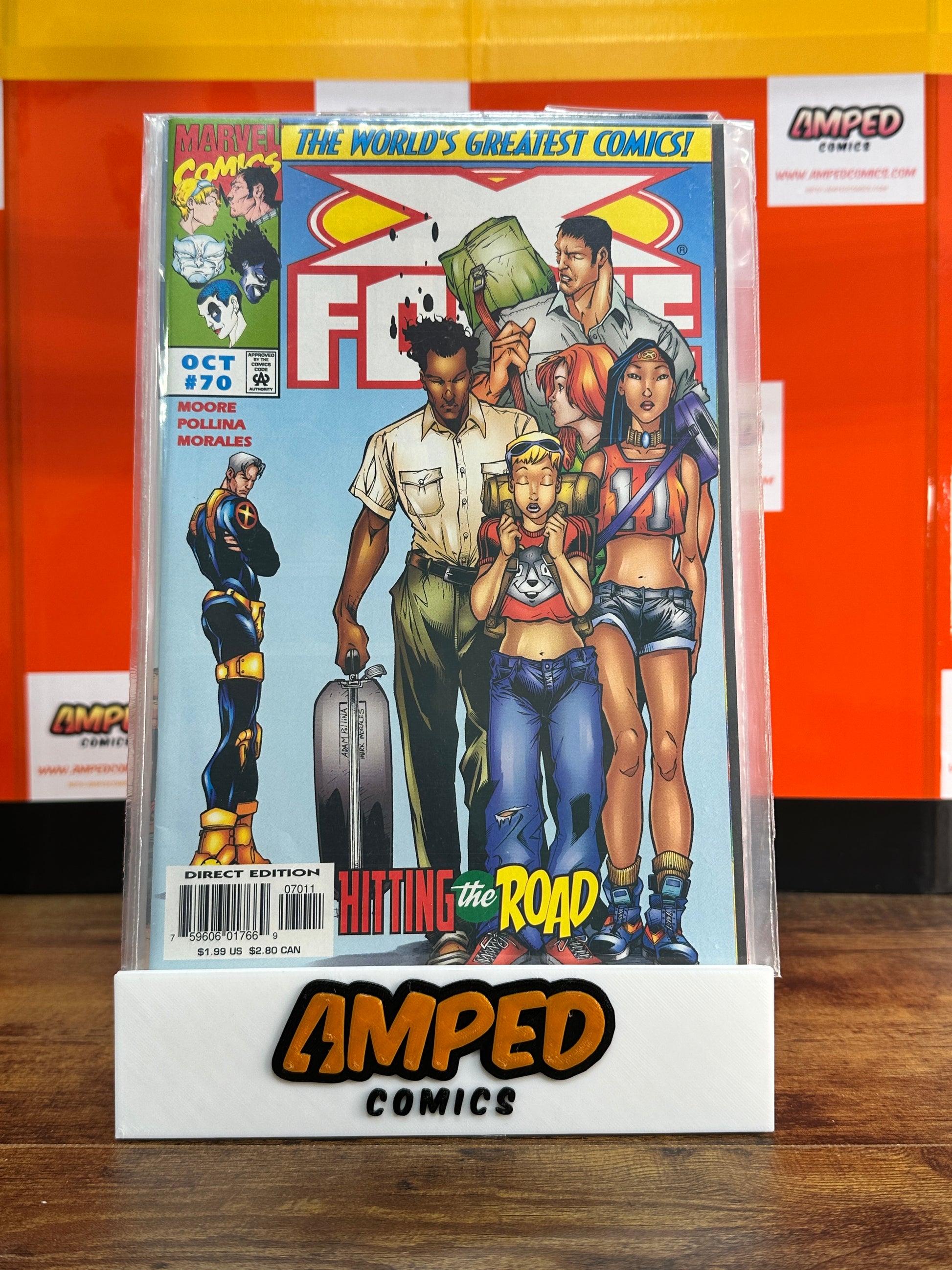 X-Force 70 Marvel Comics Oct 1997 Hitting the Road