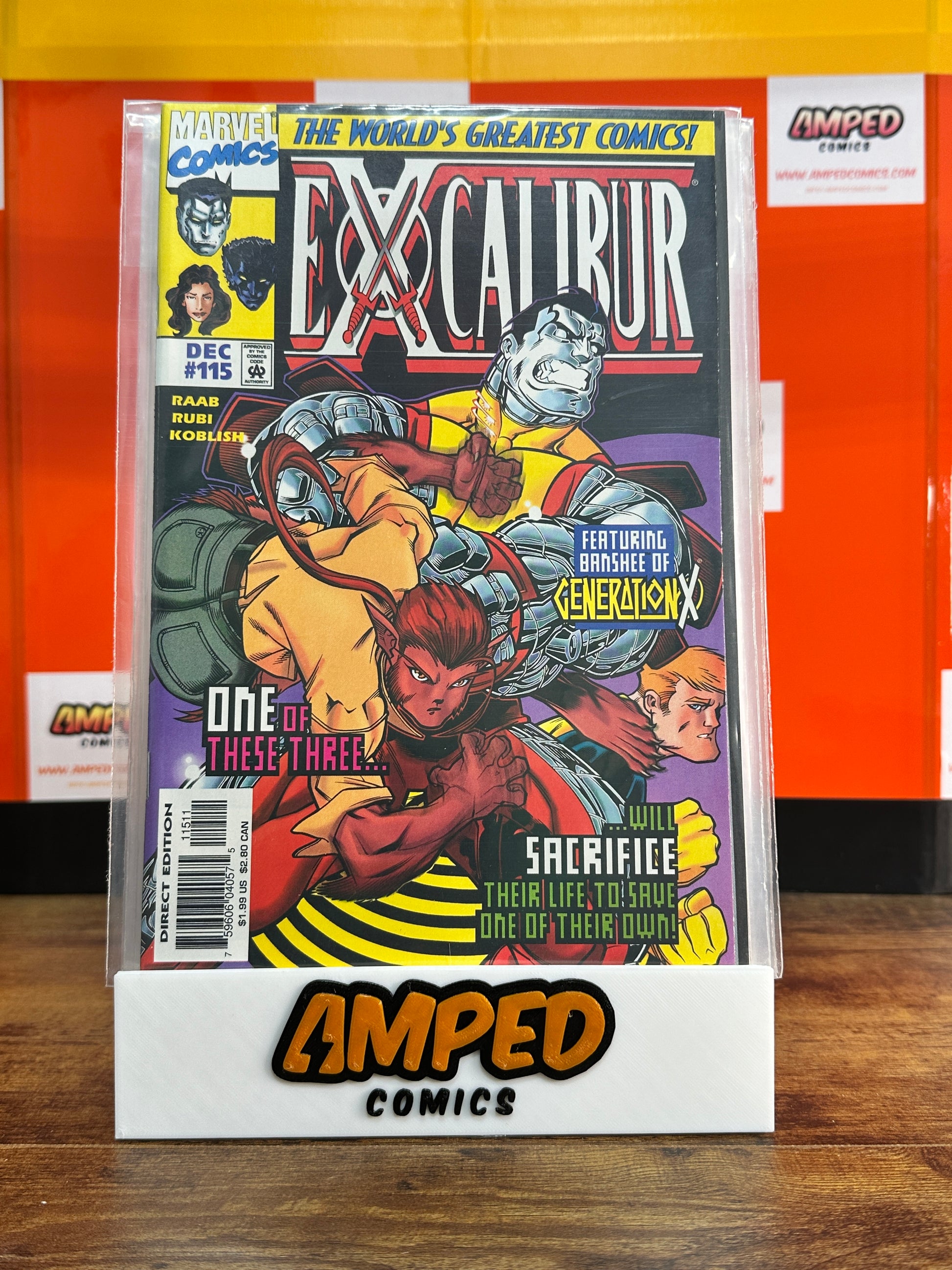 Excalibur 115 Marvel Comics Dec 1997 Featuring Banshee Generation X